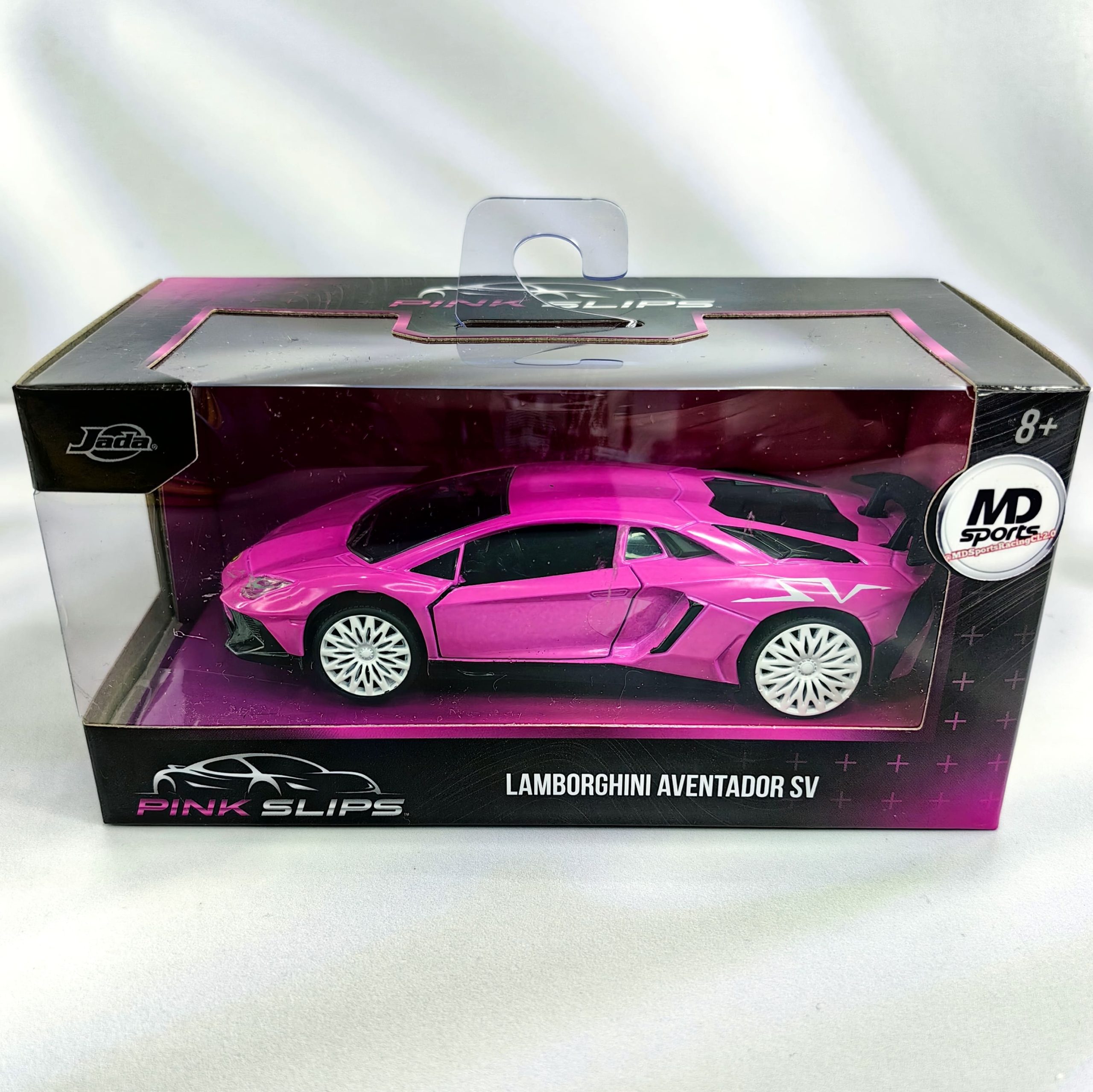 Auto Colección Pink Slips Lamborghini Aventador SV Rosa Jada 1:32