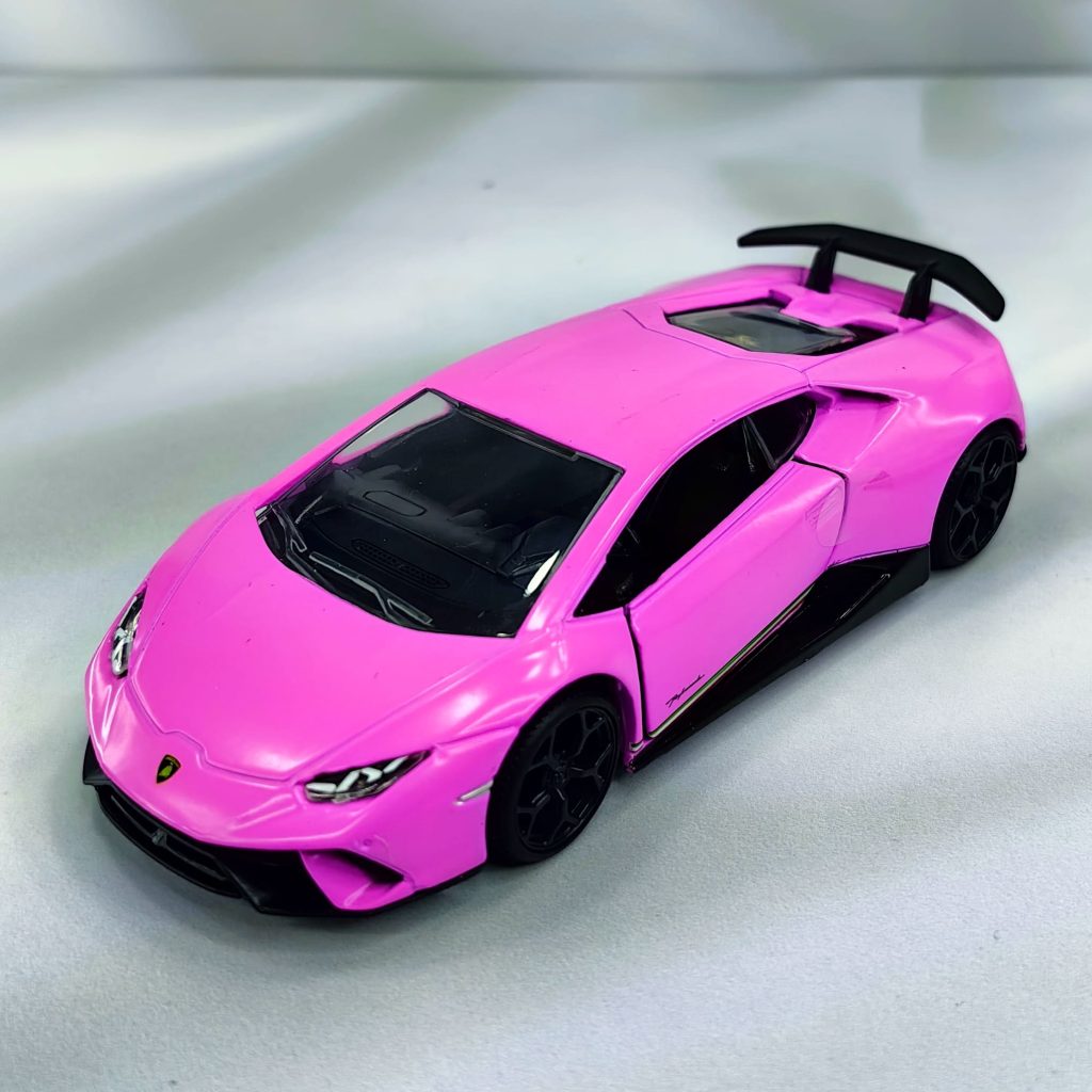 Voiture Miniature 1/32 Lamborghini Huracan Performante Rose Mat - Jada Toys, Neuve Sous Boîte