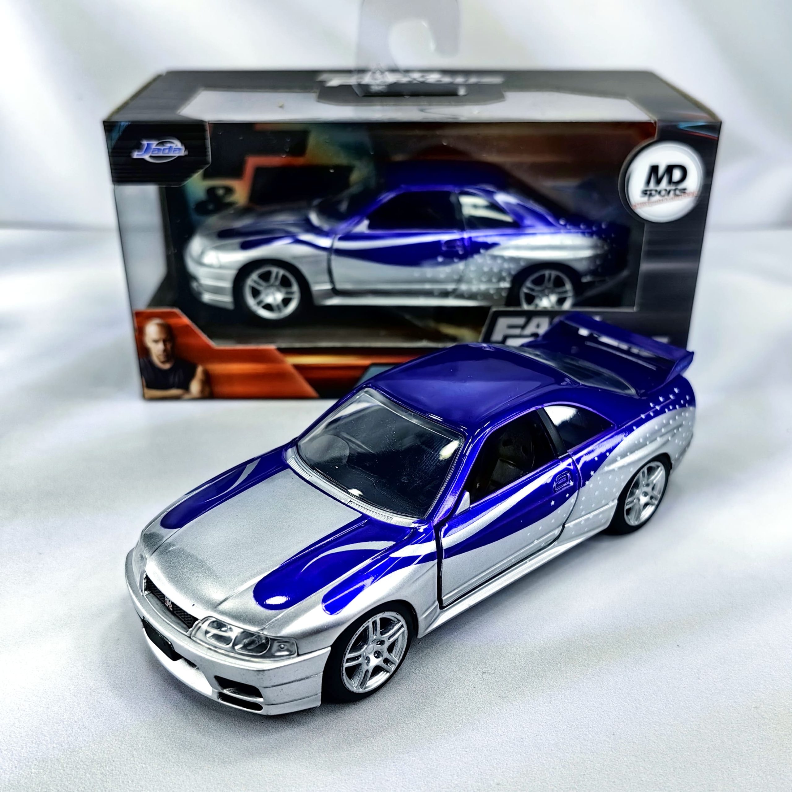 Auto Colección Rápido & Furioso Nissan Skyline 1995 Jada 1:32