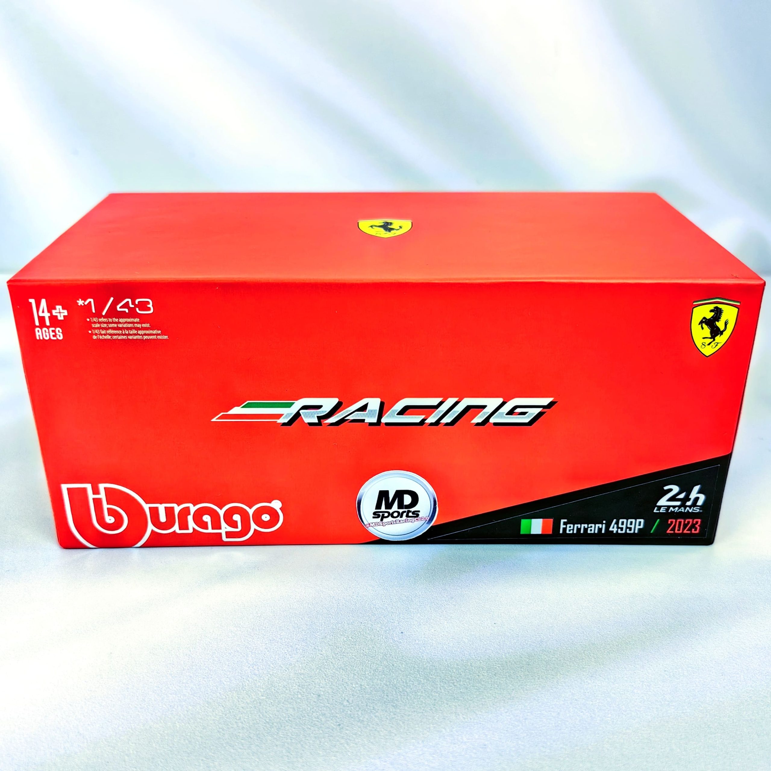 Ferrari 499P LeMans 2023 #51 Caja Acrilica Burago 1:43