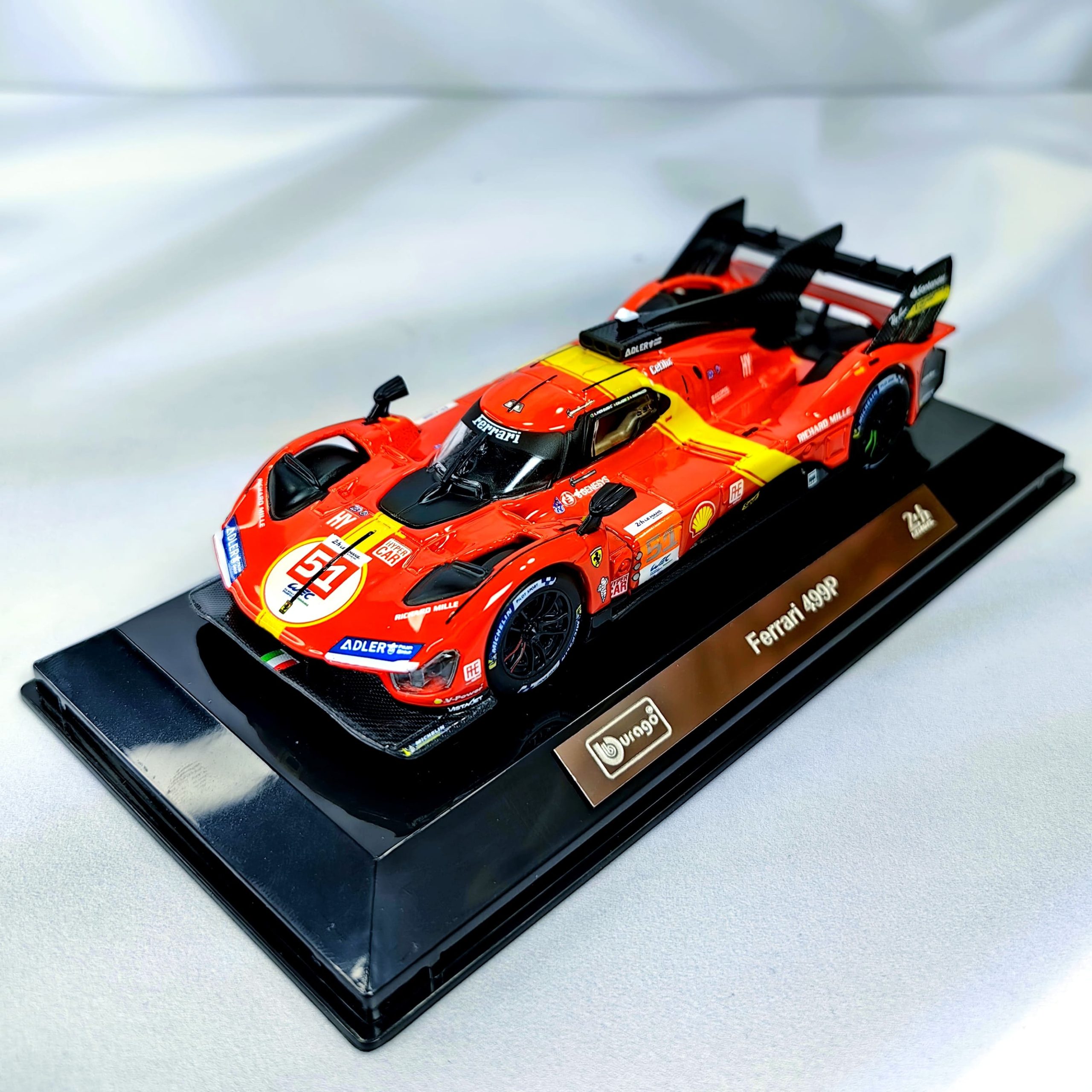 Ferrari 499P LeMans 2023 #51 Caja Acrilica Burago 1:43