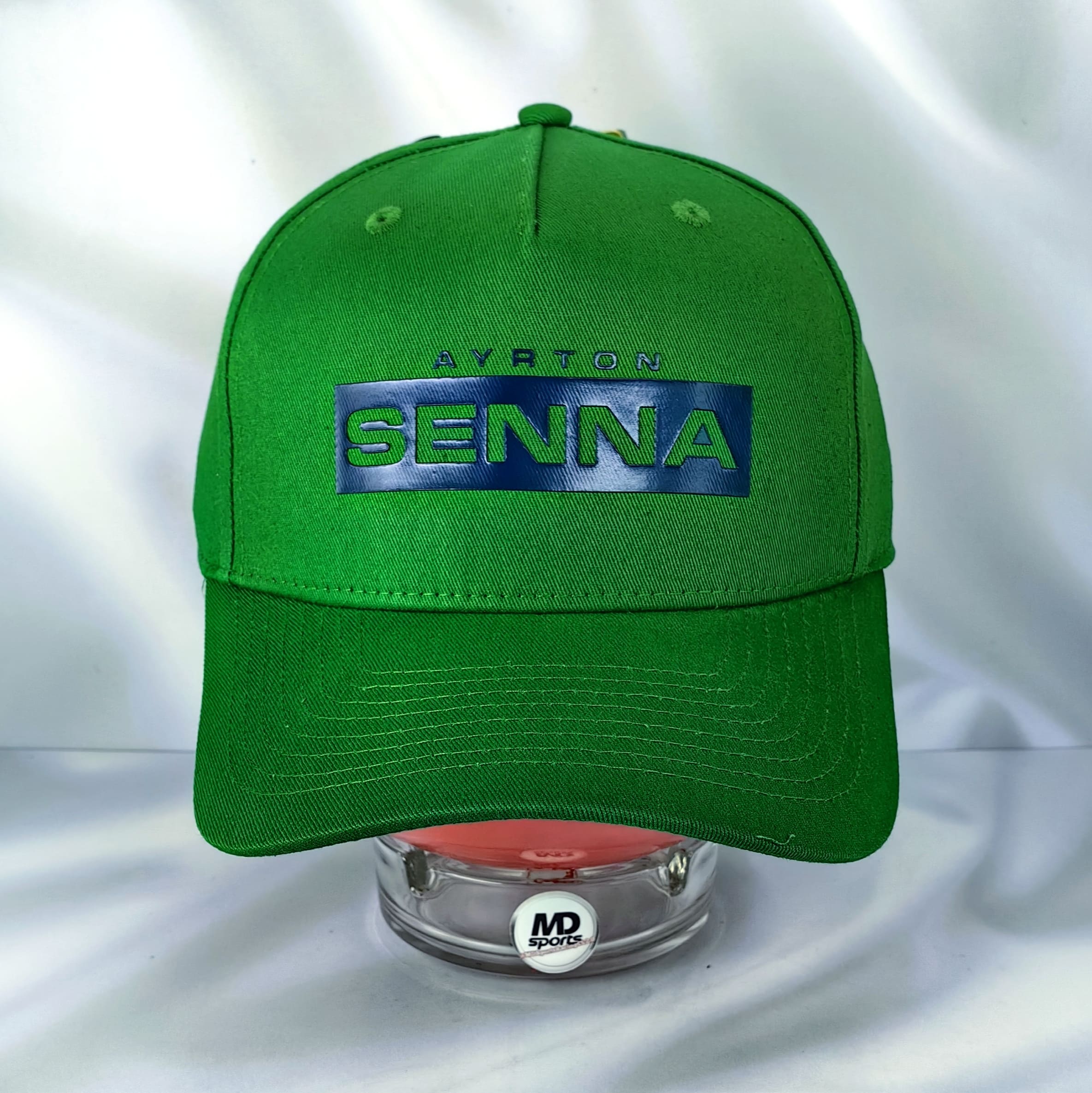 Gorro Jockey Oficial Ayrton Senna Colección Basic Verde