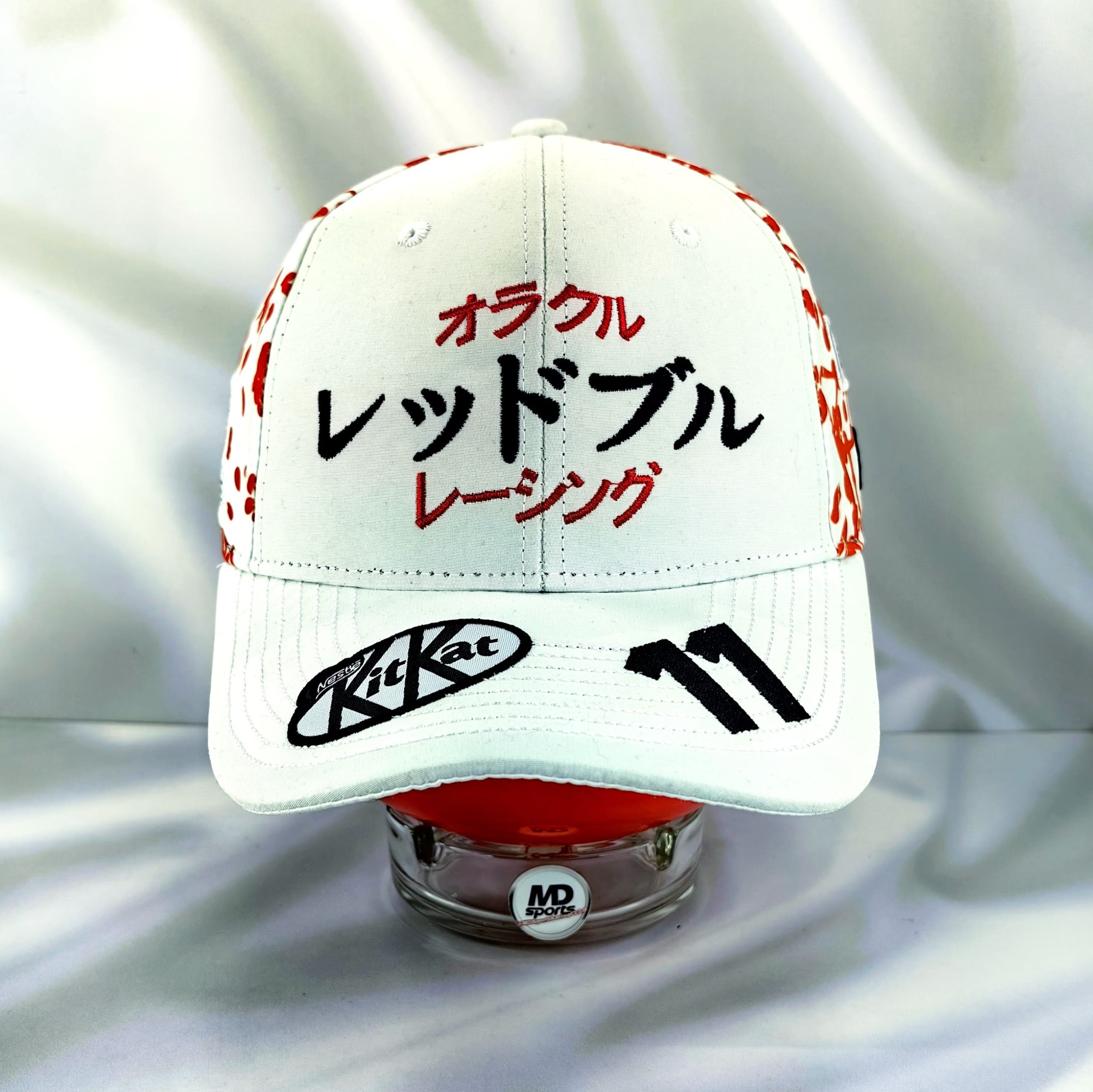 Gorro RedBull Checo Perez 2024 GP Japon Blanco