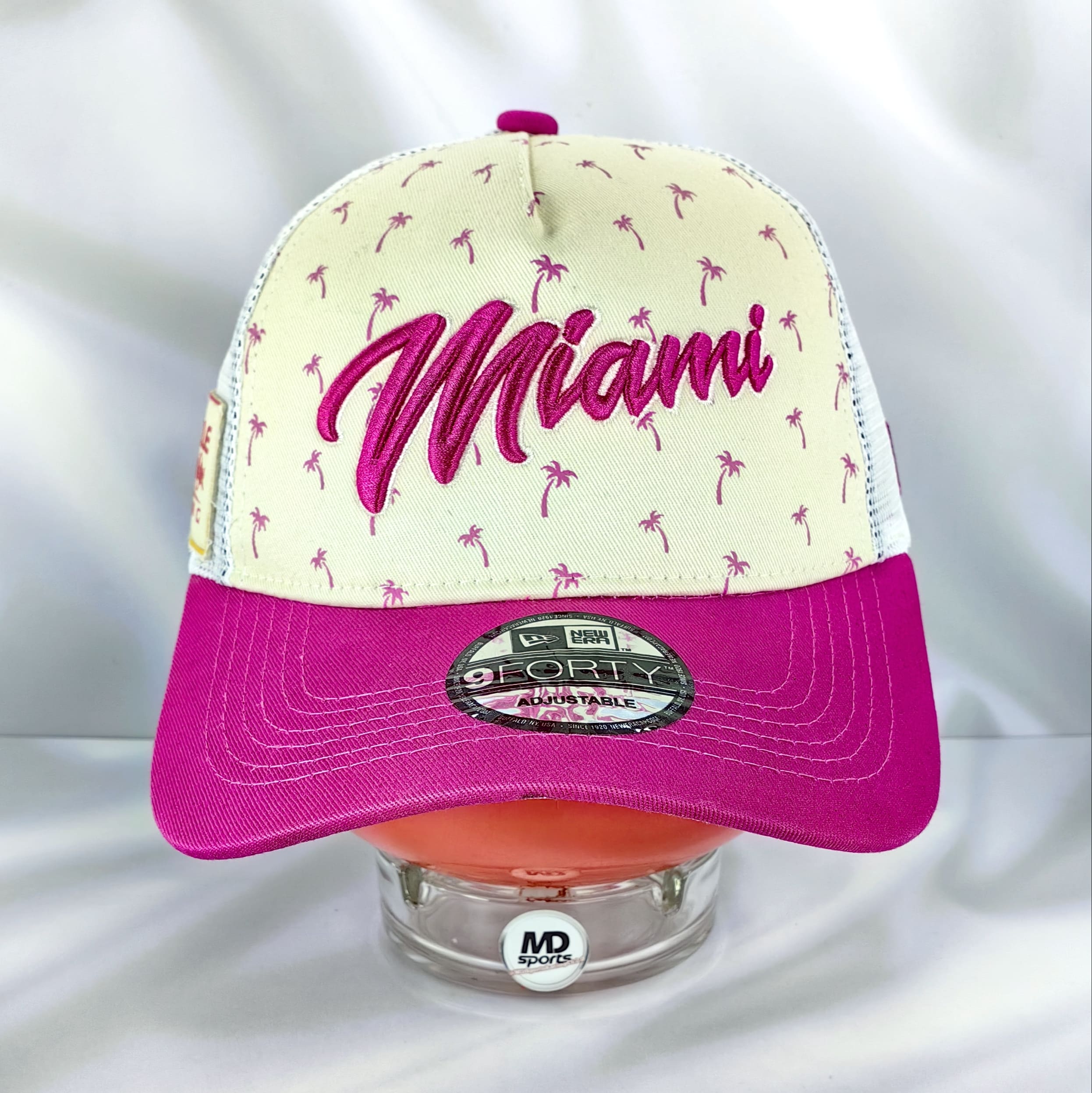 Gorro RedBull 2024 GP Miami Crema/Rosa