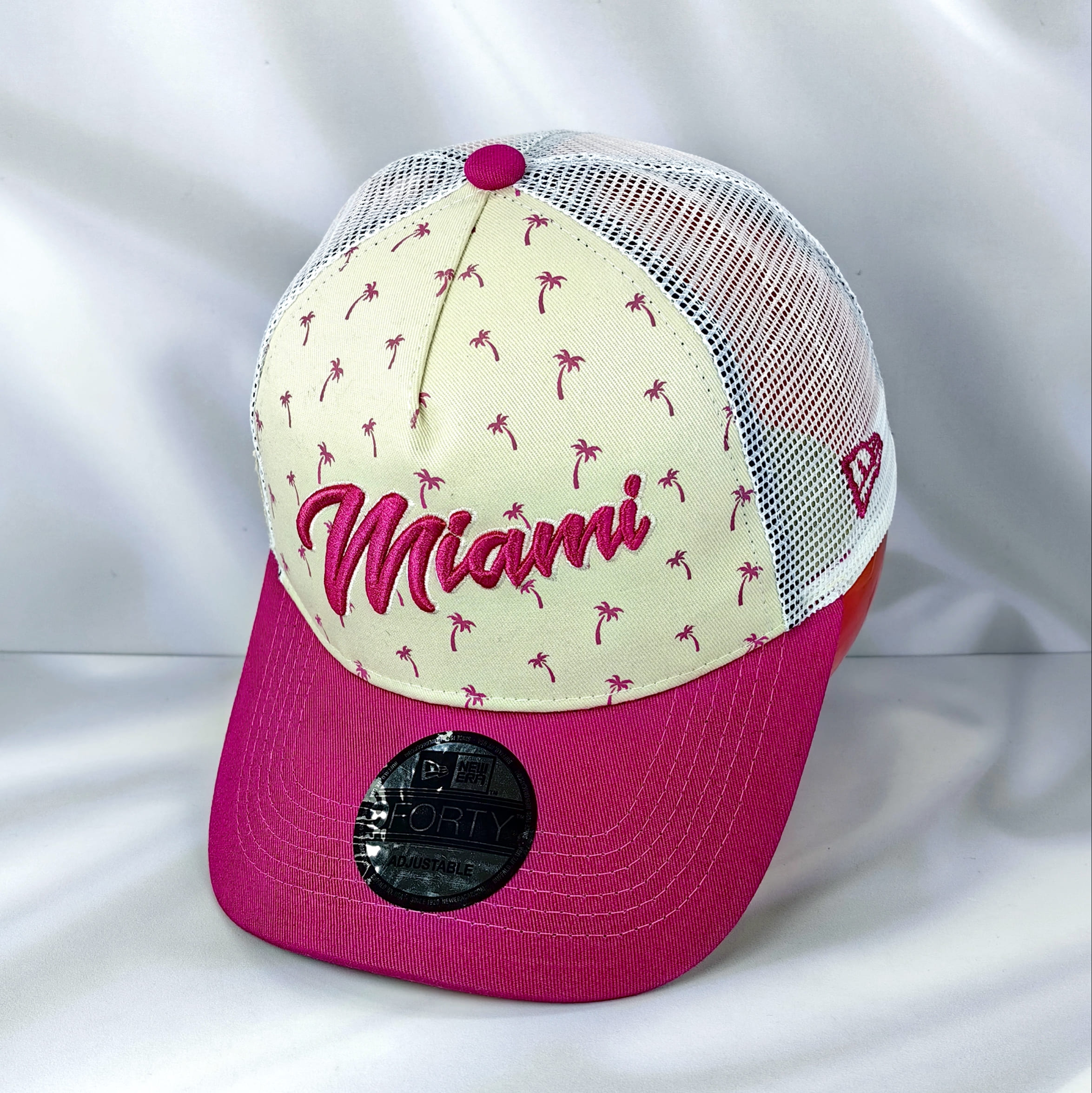 Gorro RedBull 2024 GP Miami Crema/Rosa