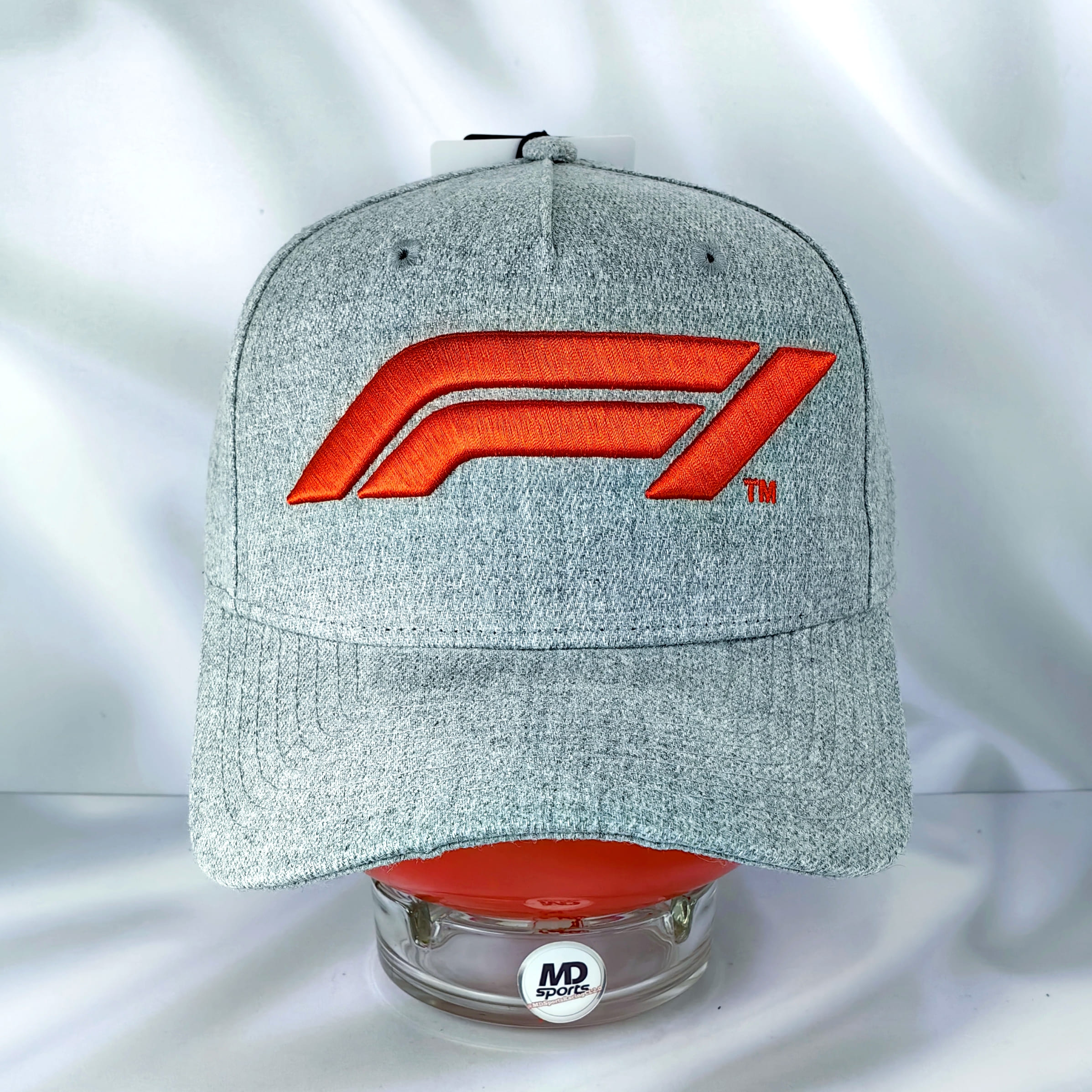 Gorro Oficial Formula 1 Logotipo Bordado F1 3D Gris