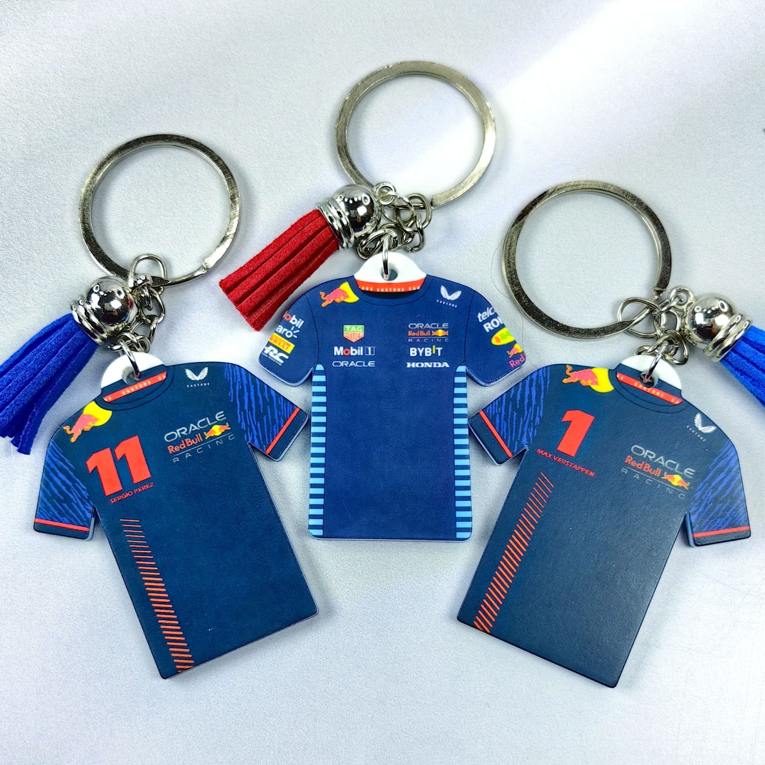 Pack 3 Llaveros Polera RedBull 2023 & 2024