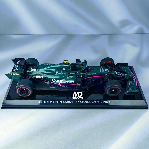 Aston Martin AMR21 2021 #5 Sebastian Vettel Caja Normal Premium Collect 1:24 - Imagen 3