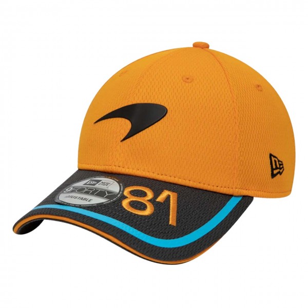 Gorro Oficial NEW ERA Mclaren F1 Team Oscar Piastri 2023 Naranjo