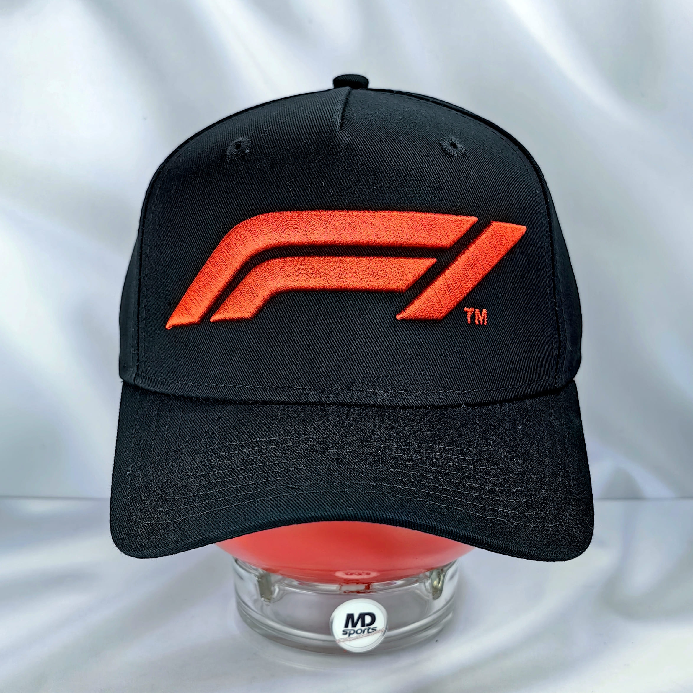 Gorro Oficial Formula 1 Logotipo Bordado F1 3D Negro