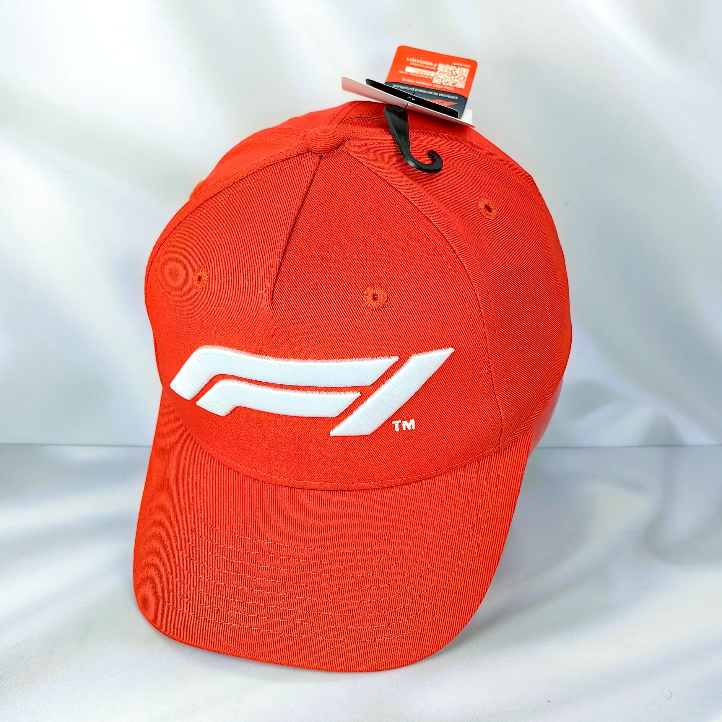 Gorro Oficial Formula 1 Logotipo Bordado F1 3D Rojo