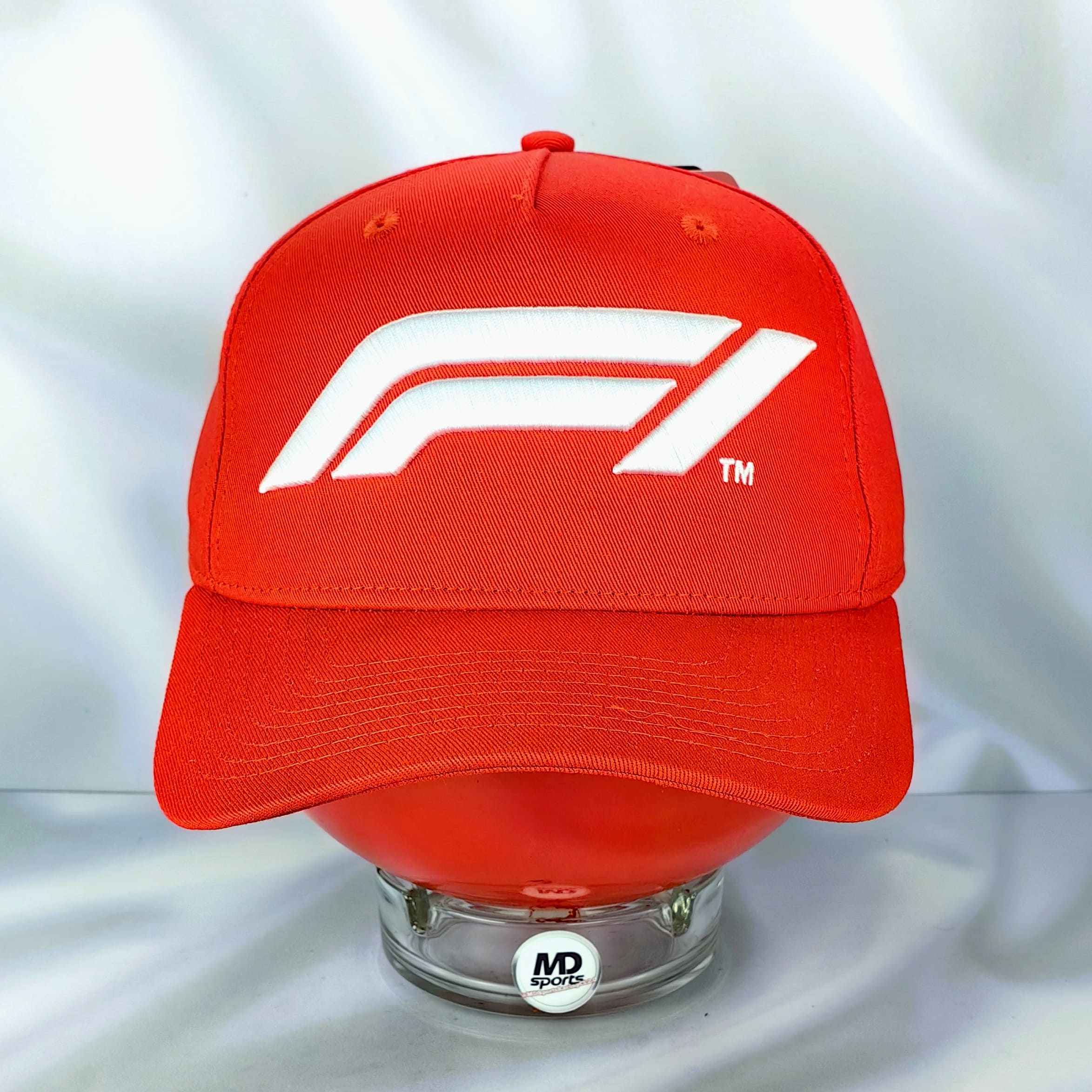 Gorro Oficial Formula 1 Logotipo Bordado F1 3D Rojo