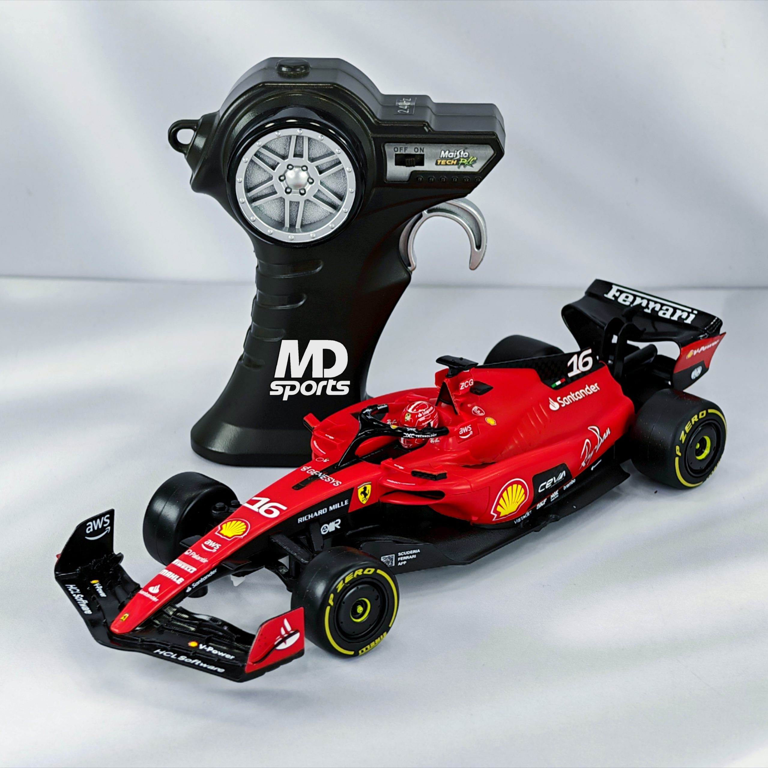Ferrari SF23 2023 #16 Charles Leclerc Maisto 1:24 Control Remoto