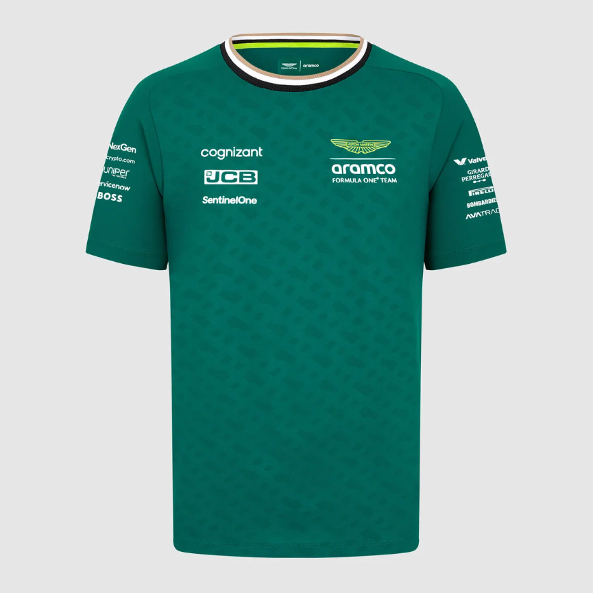 Polera BOSS Oficial Fernando Alonso Aston Martin F1 Team 2024 Verde