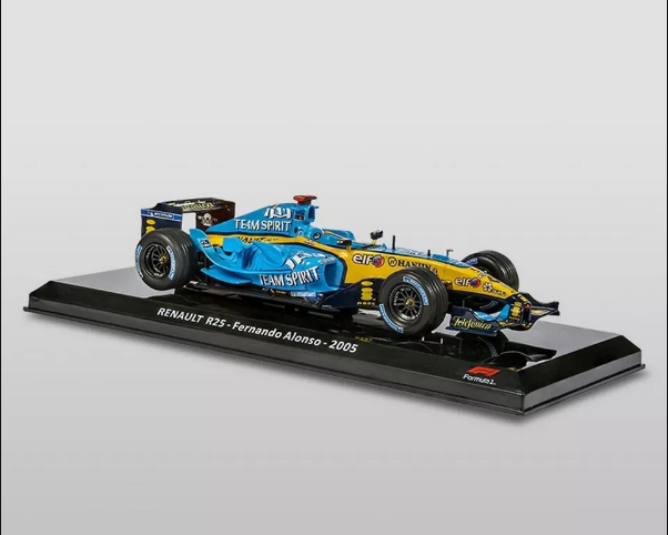 Renault R25 2005 #5 Fernando Alonso Caja Normal Premium Collect 1:24