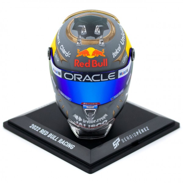 Casco Formula 1 Sergio Checo Perez RedBull GP Brasil 2022 Schuberth 1:4