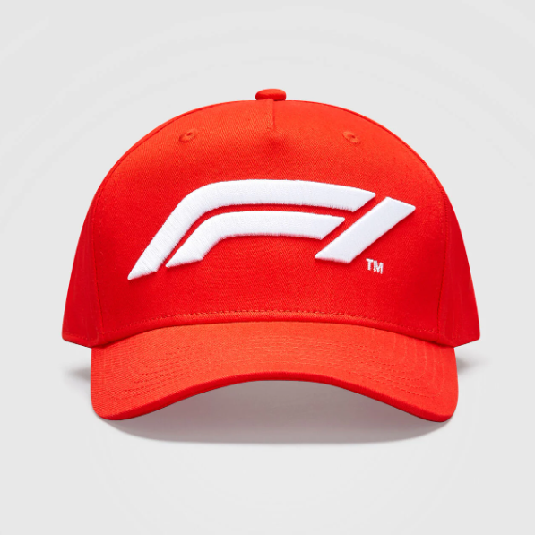 Gorro Oficial Formula 1 Logotipo Bordado F1 3D Rojo