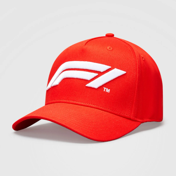 Gorro Oficial Formula 1 Logotipo Bordado F1 3D Rojo