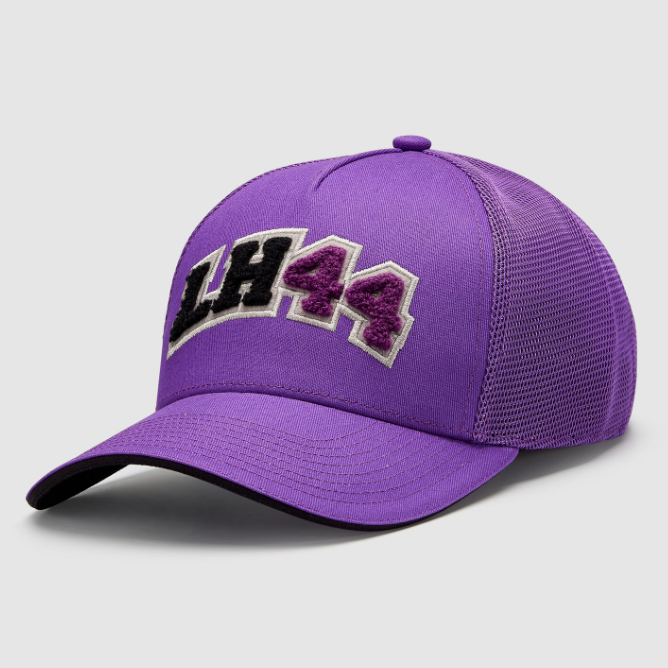 Gorro Oficial Mercedes F1 2024 LH44 Morado con Malla