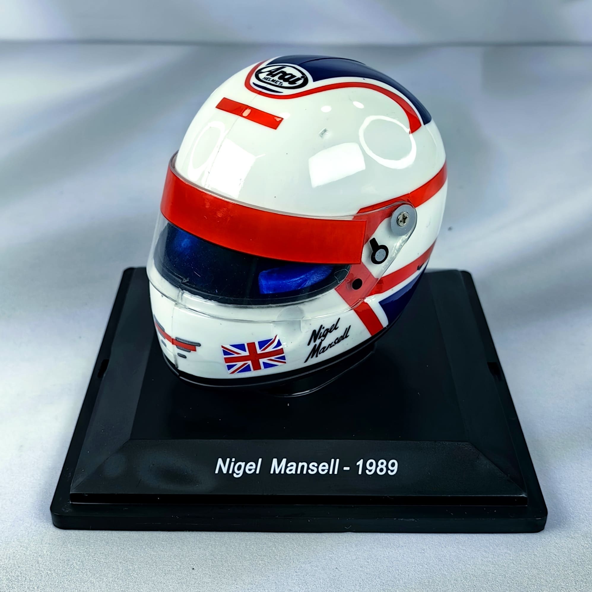 Casco Formula 1 Nigel Mansell Ferrari 1989 Spark 1:5