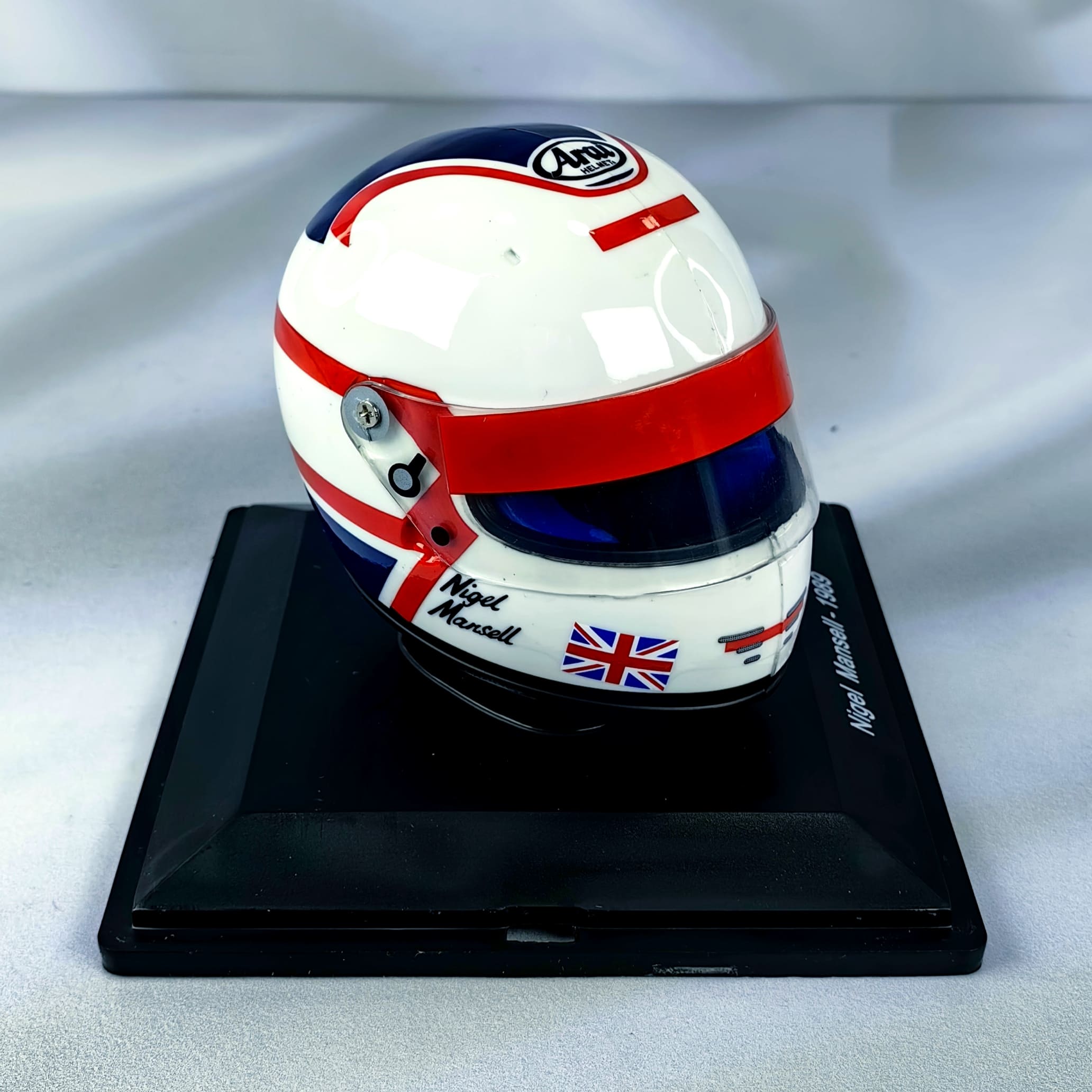 Casco Formula 1 Nigel Mansell Ferrari 1989 Spark 1:5