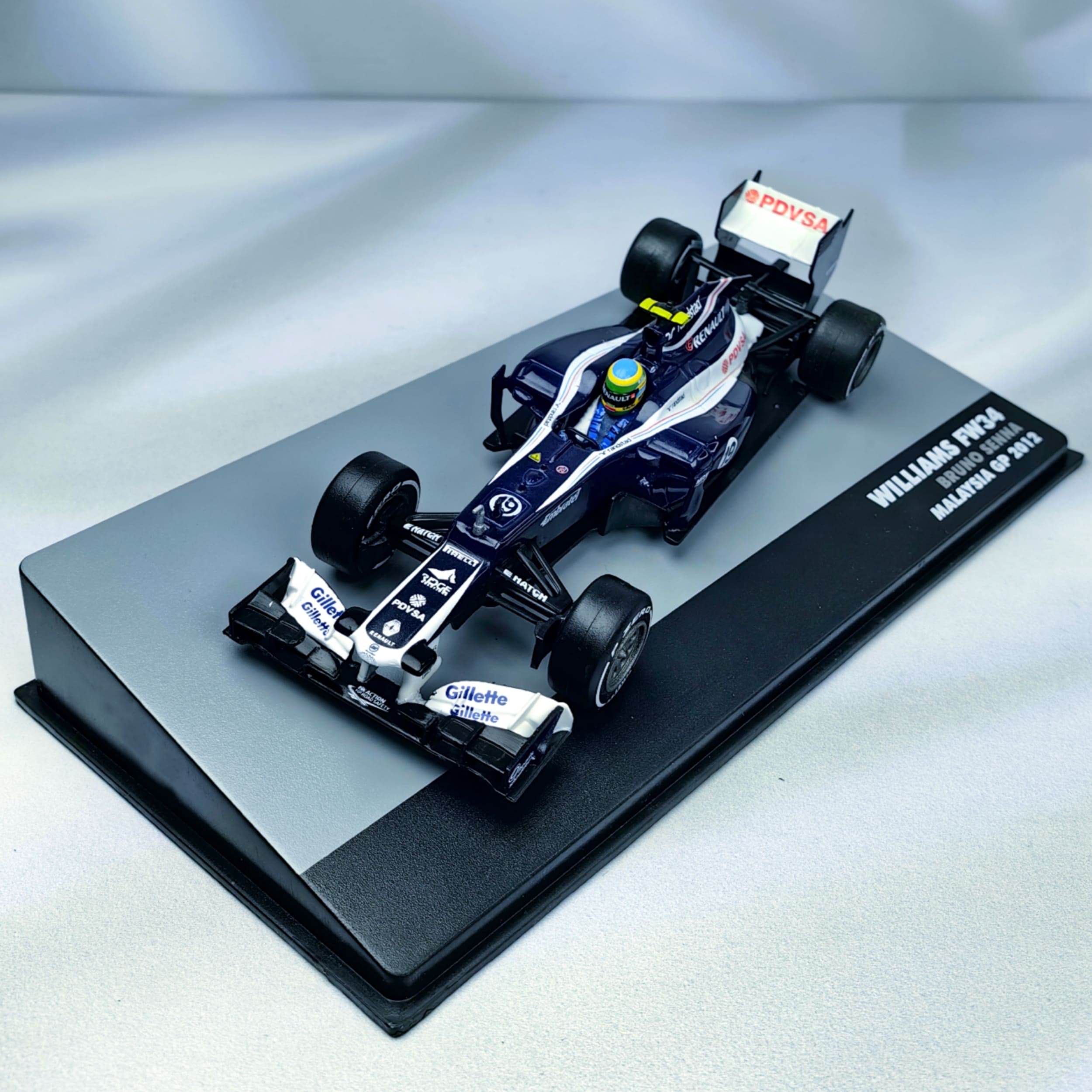 Williams FW34 2012 #19 Bruno Senna Caja Acrilica IXO Special 1:43