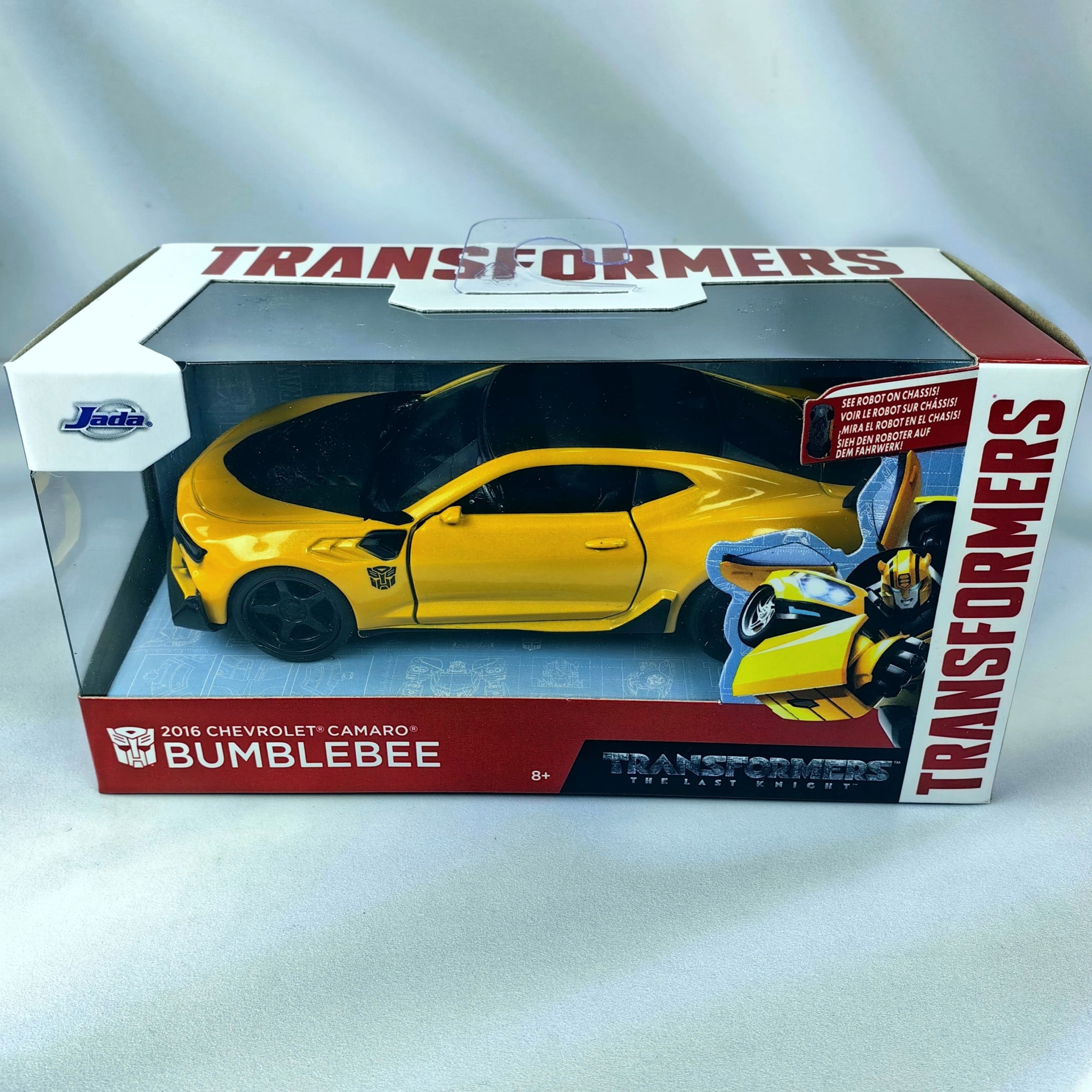 Auto Colección Transformers Chevrolet Camaro 2017 Bumblebee Jada 1:32