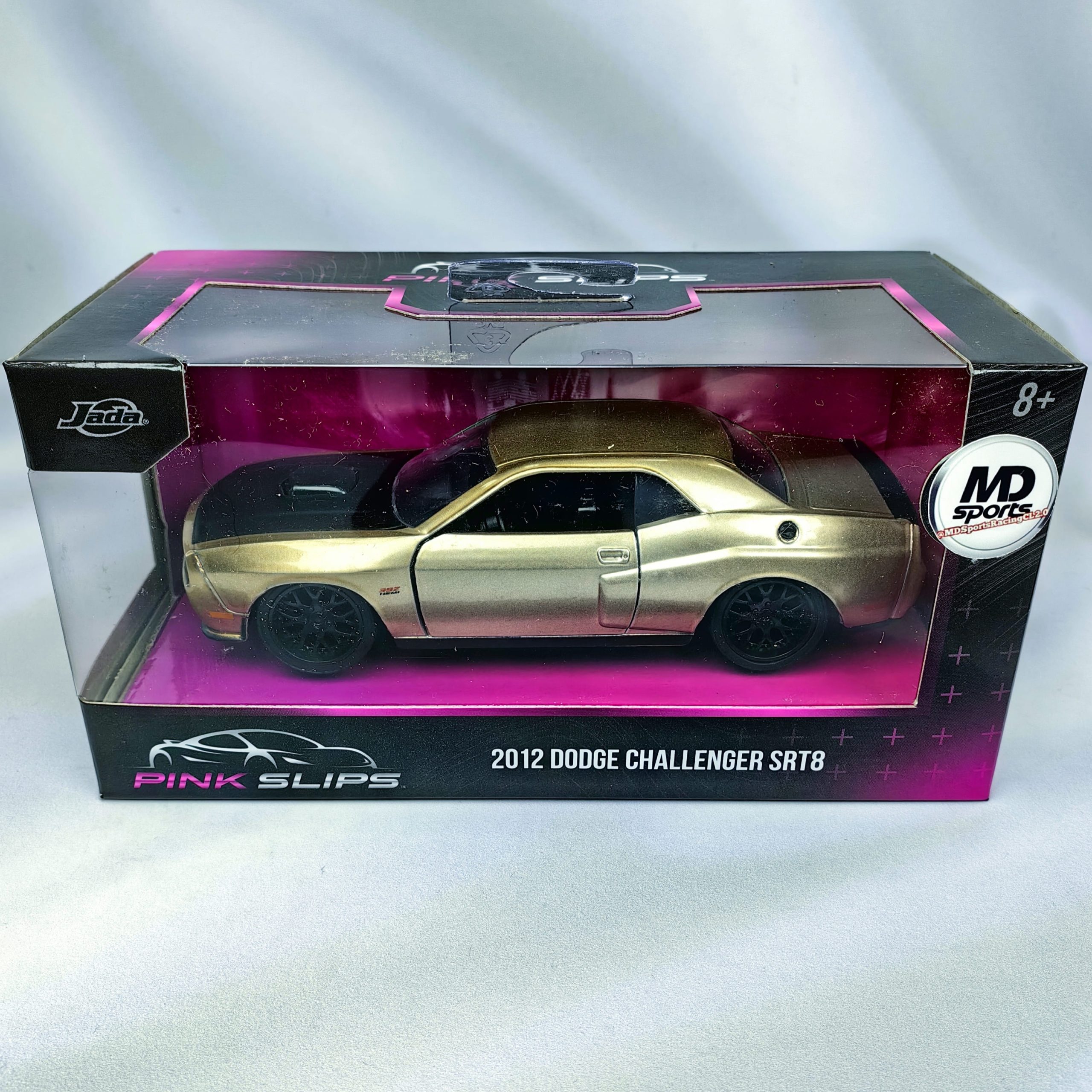 Auto Colección Pink Slips Dodge Challenger Dorado Jada 1:32