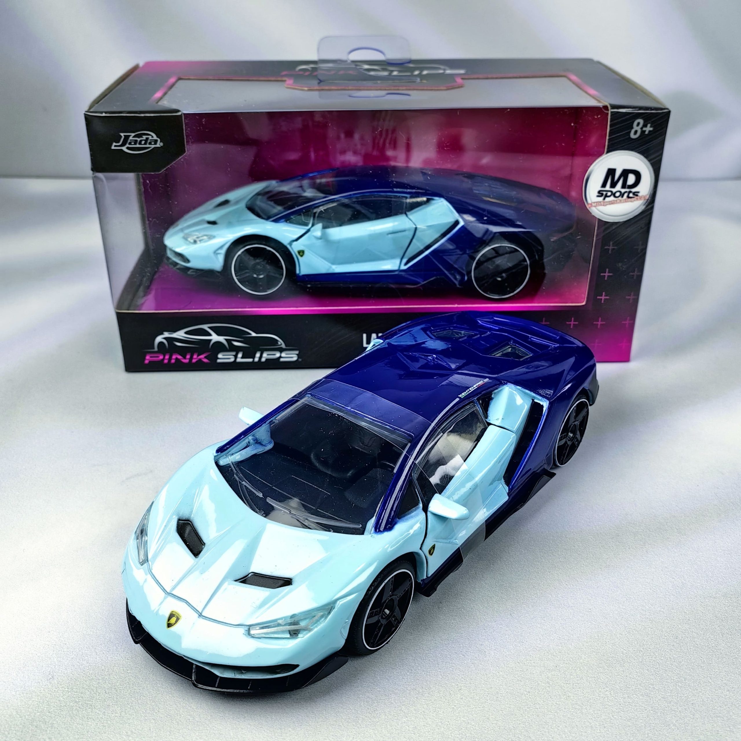 Auto Colección Pink Slips Lamborghini Centenario Azul Jada 1:32