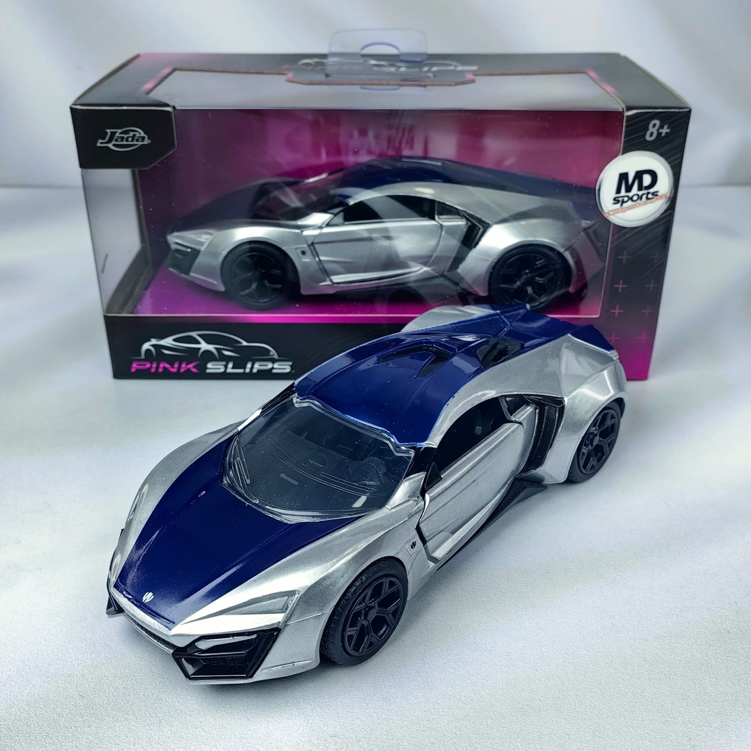 Auto Colección Pink Slips Lykan Hypersport Azul Jada 1:32