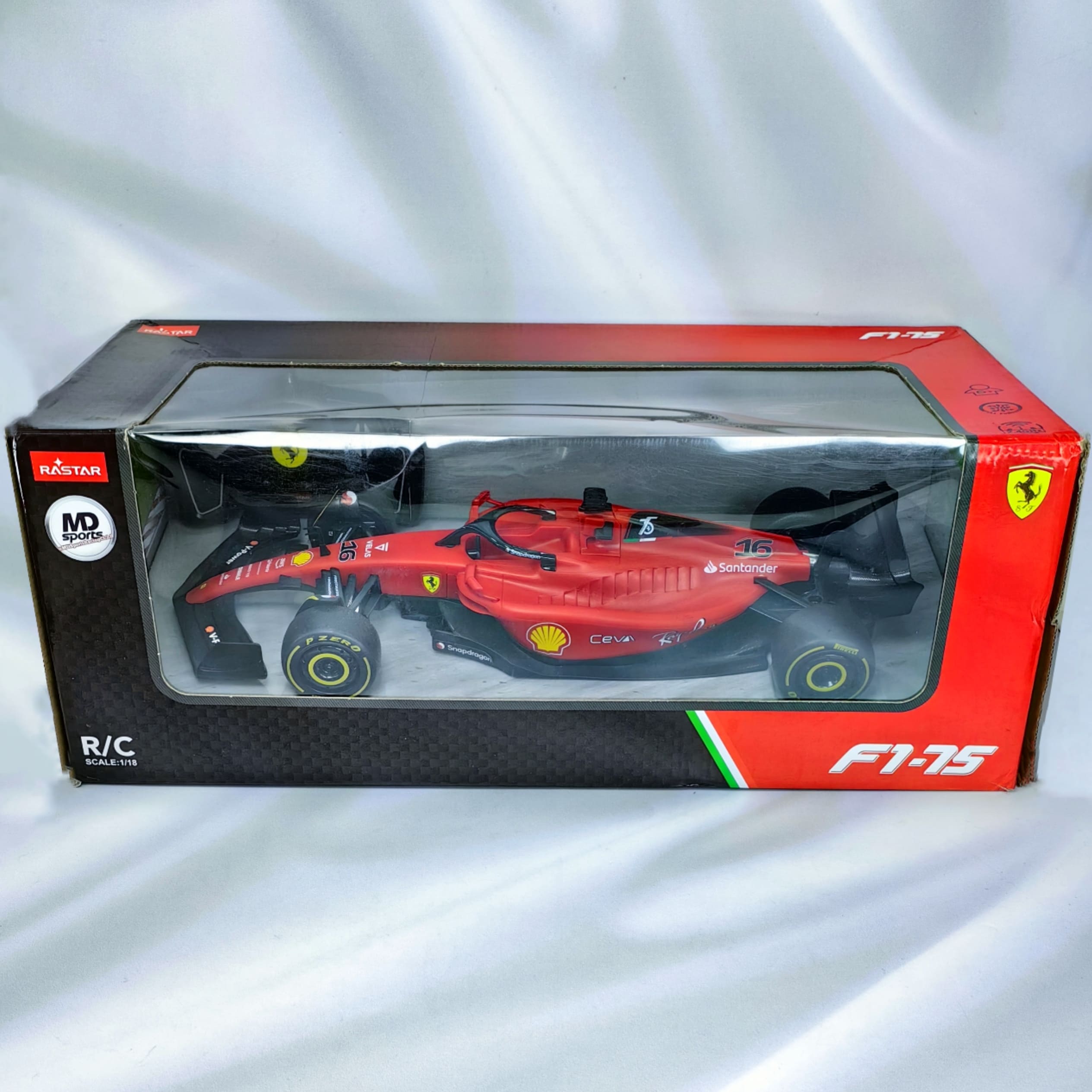 Ferrari F1-75 2022 #16 Charles Lelcerc Rastar 1:18 Control Remoto