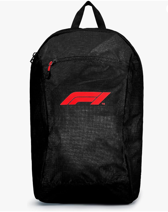 Mochila Bolso Formula 1 Oficial Negro Plegable