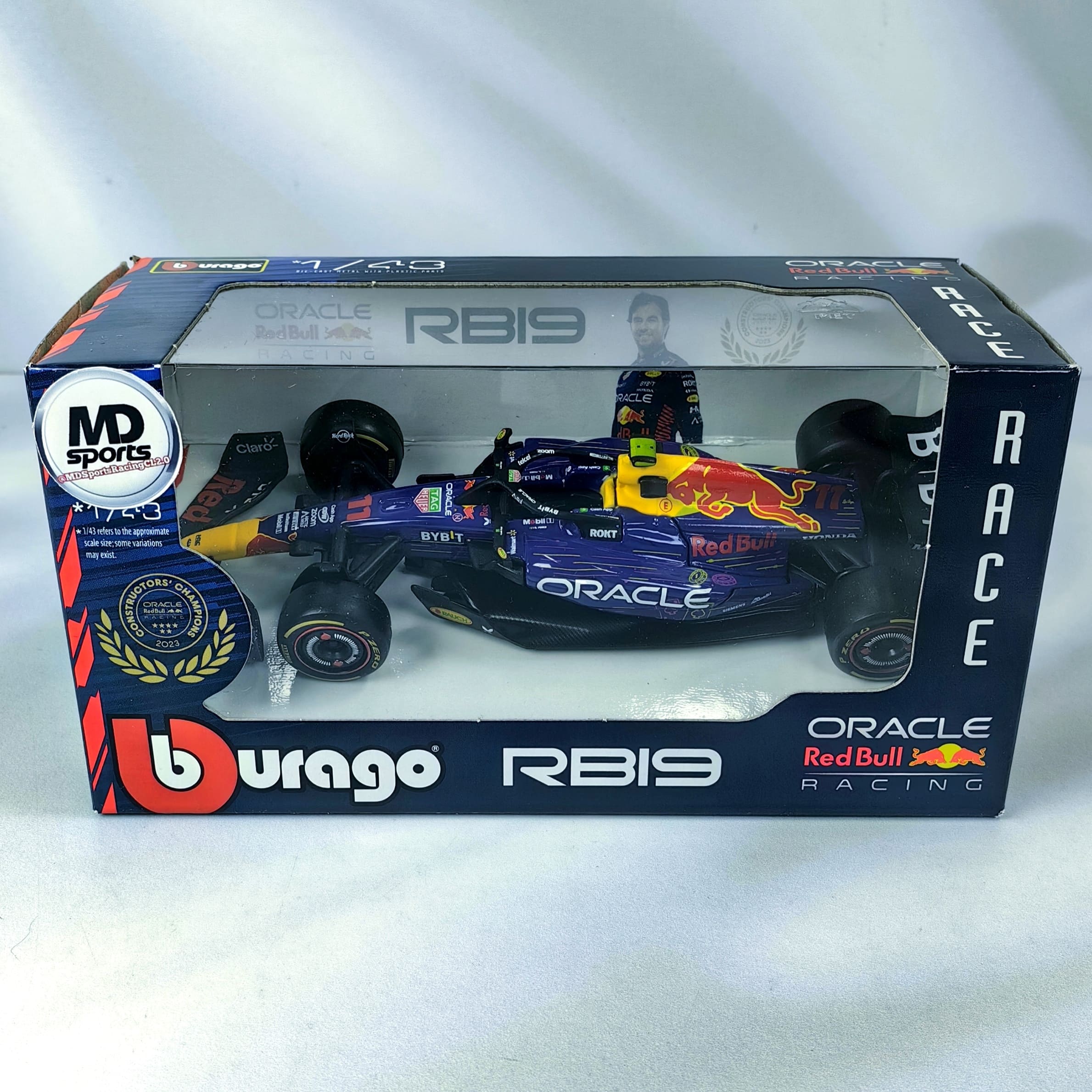 RedBull RB19 Las Vegas GP 2023 #11 Checo Perez Caja Normal Burago 1:43