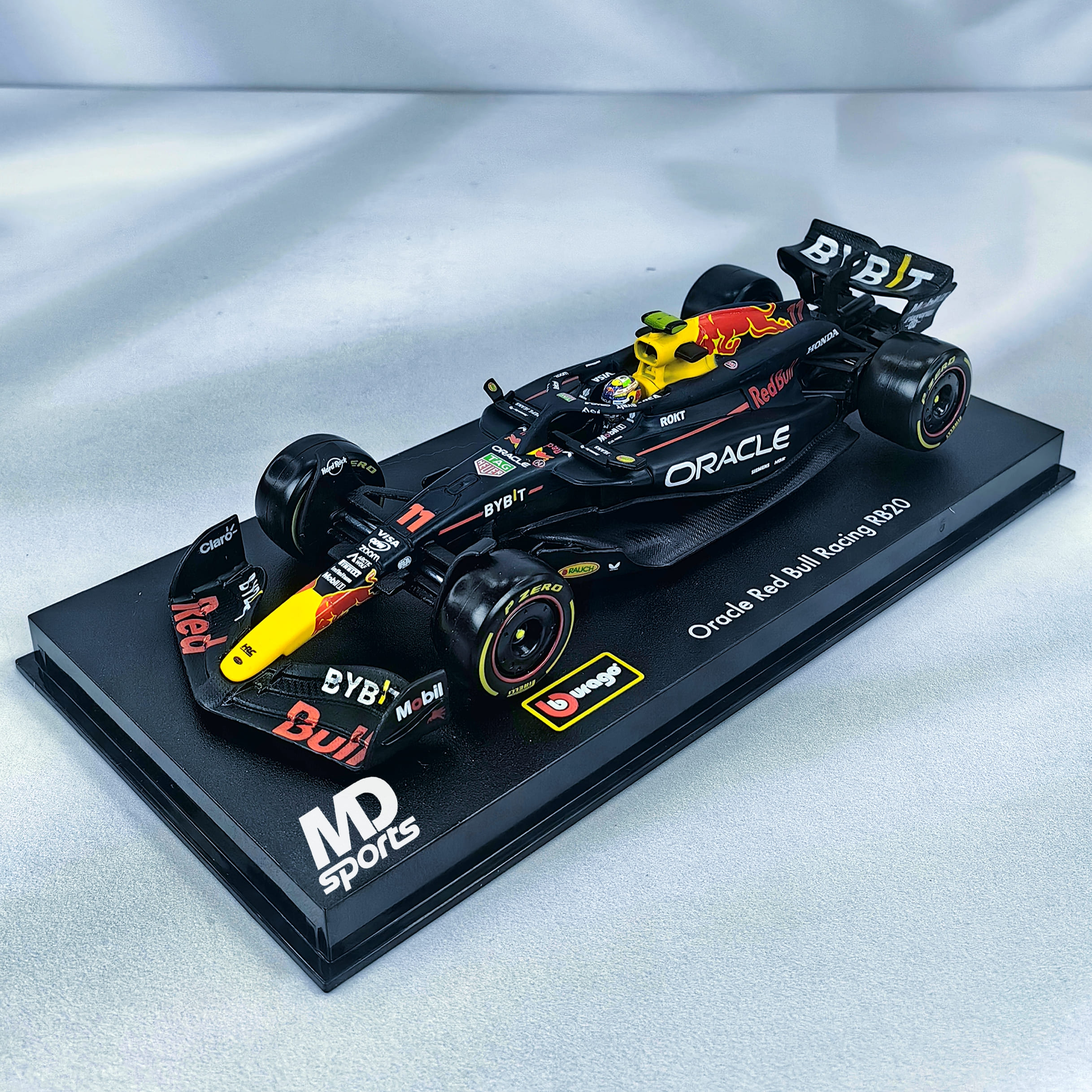 RedBull RB20 2024 #11 Checo Perez Caja Acrilica Burago 1:43