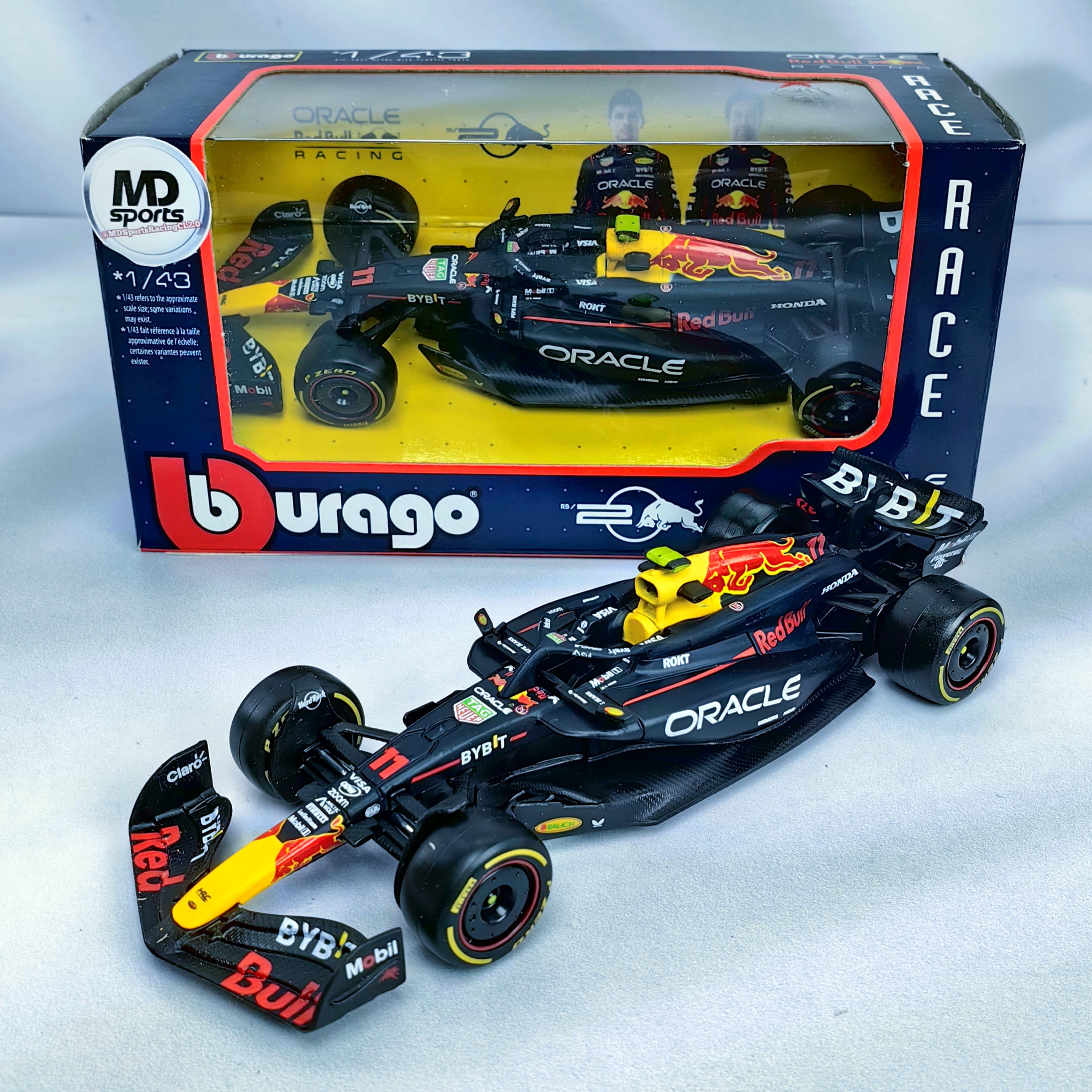 RedBull RB20 2024 #11 Checo Perez Caja Normal Burago 1:43