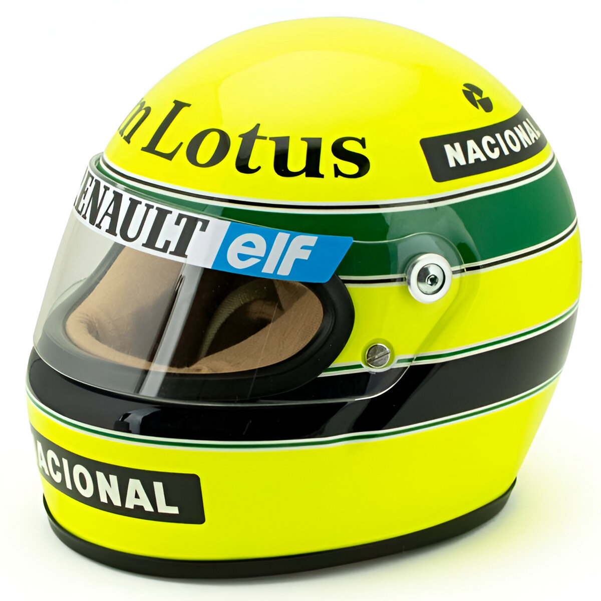 Casco Formula 1 Ayrton Senna Mclaren 1985 Coleccion 1:2