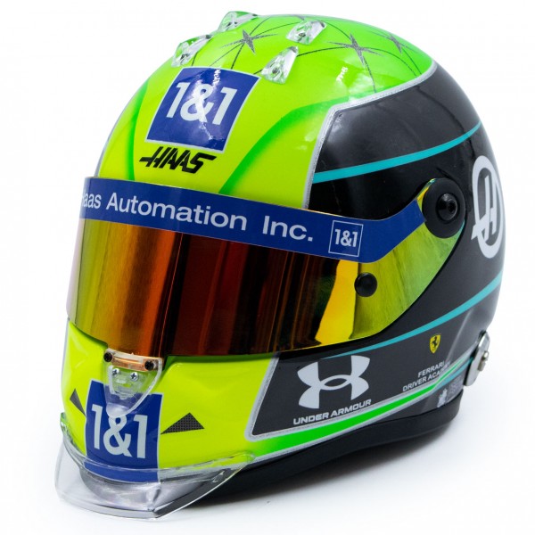 Casco Formula 1 Mick Schumacher 2022 HAAS Schuberth 1:2