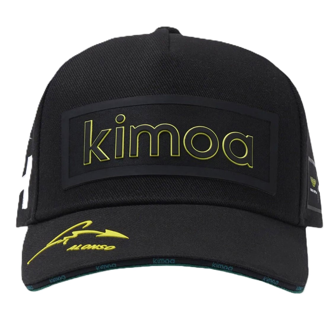 Gorro Kimoa Oficial Aston Martin Fernando Alonso 2024 Negro