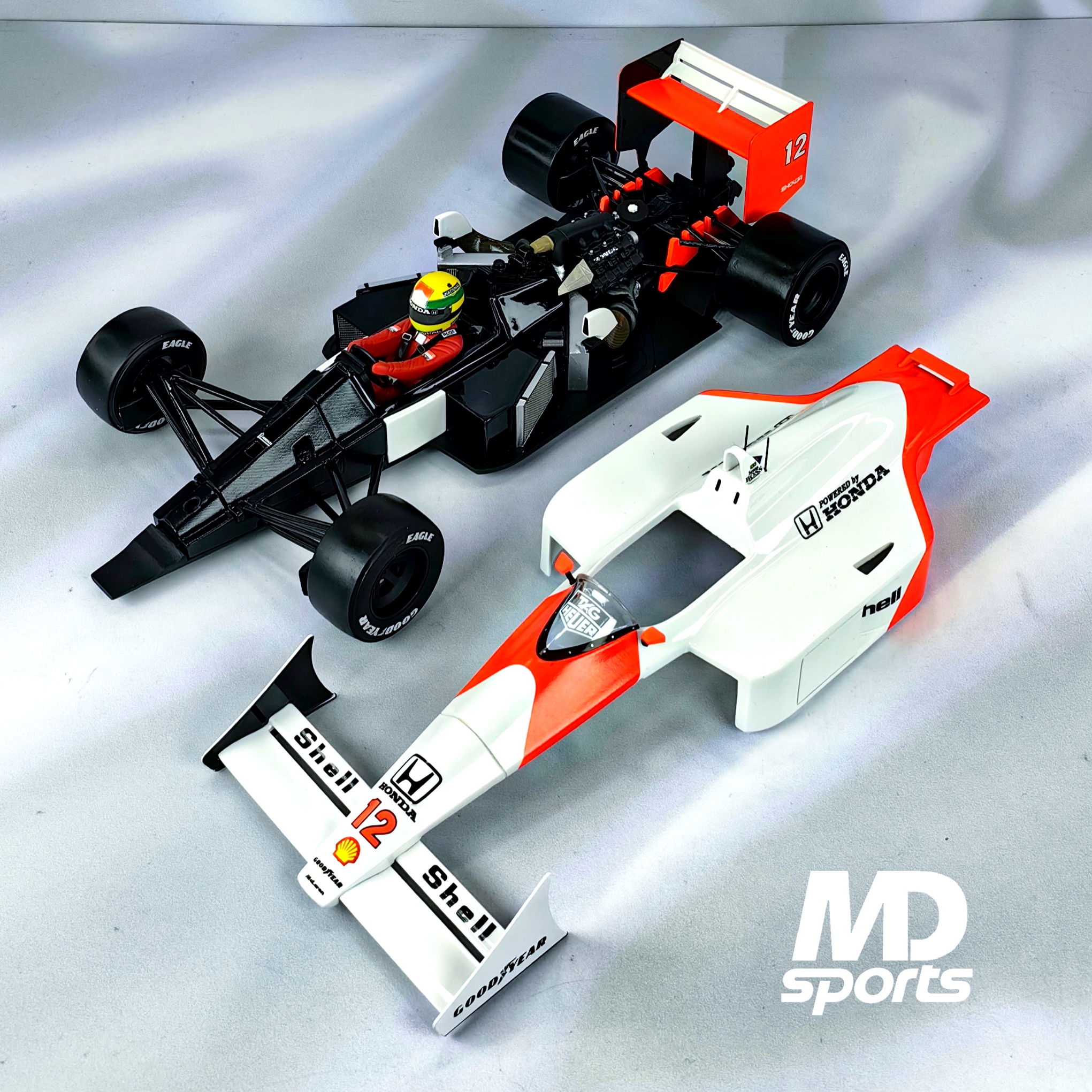 Mclaren MP4/4 1988 GP Japon #12 Ayrton Senna Premium X 1:18