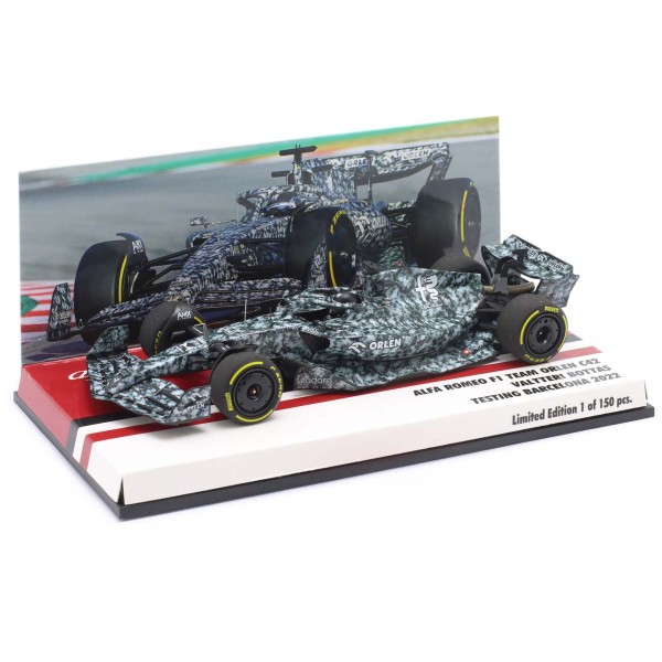 Alfa Romeo C42 Test Barcelona 2022 #77 Valteri Bottas Minichamps 1:43