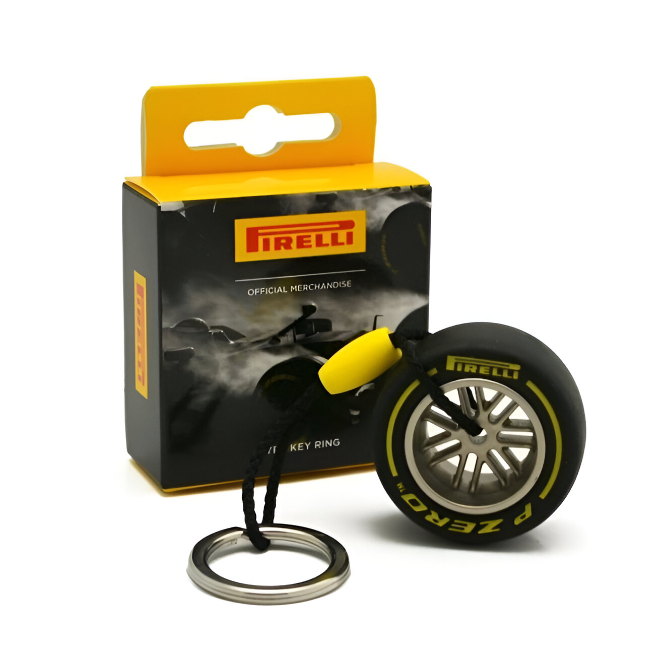 Llavero Oficial Neumatico Pirelli PZero Amarillo (Medium)