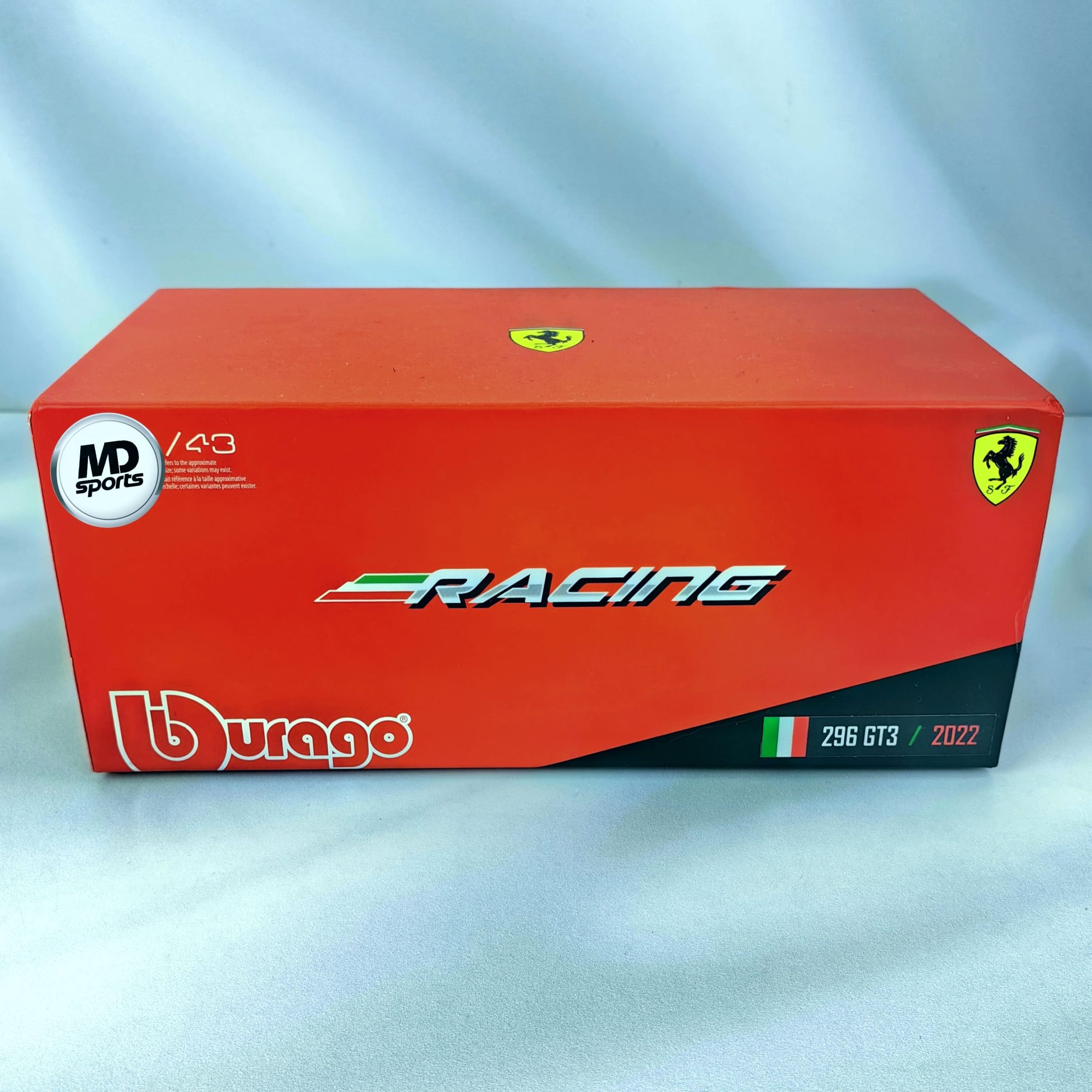 Ferrari 296 GT3 2023 #71 Caja Acrilica Burago 1:43