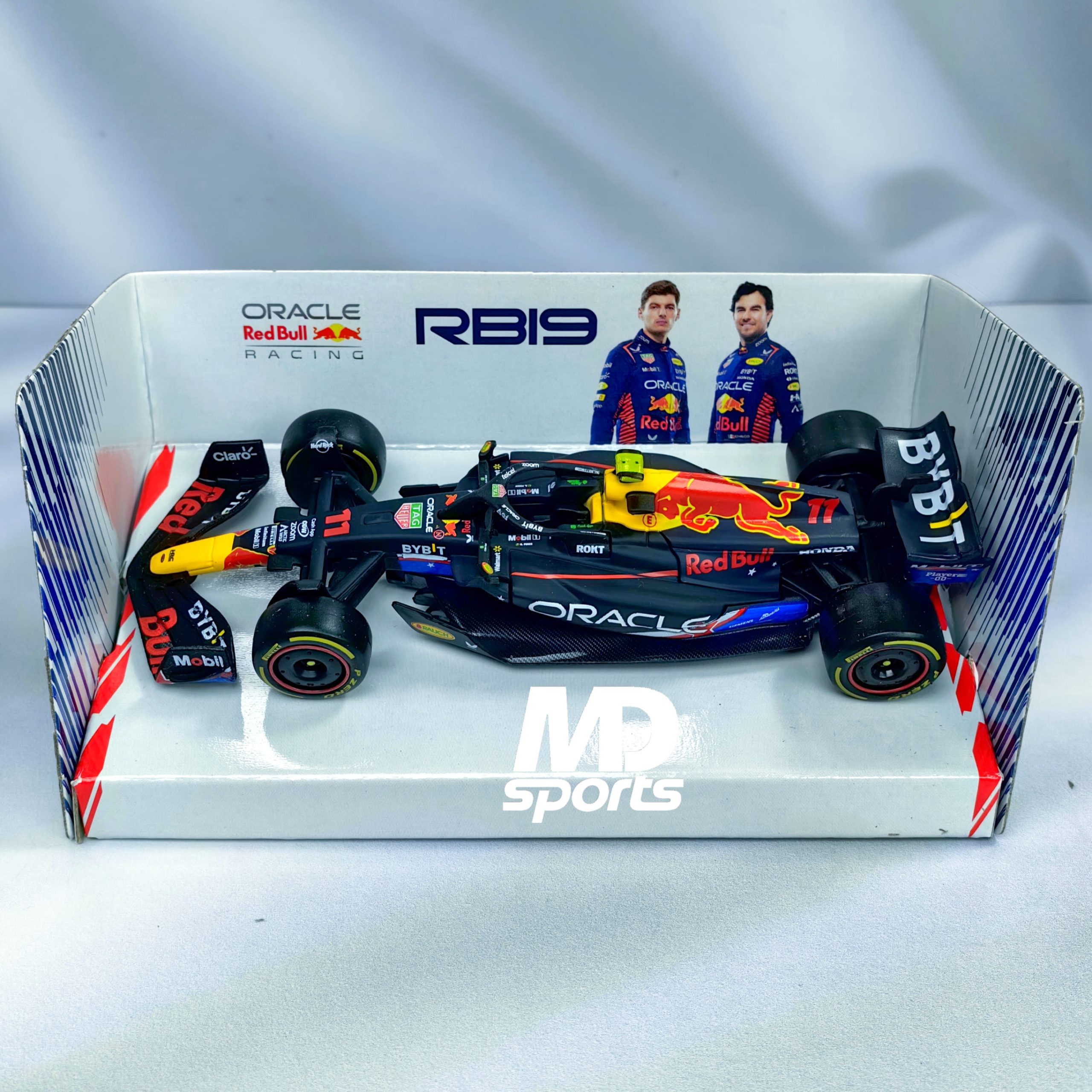 RedBull RB19 Austin GP 2023 #11 Checo Perez Caja Normal Burago 1:43 - Imagen 3