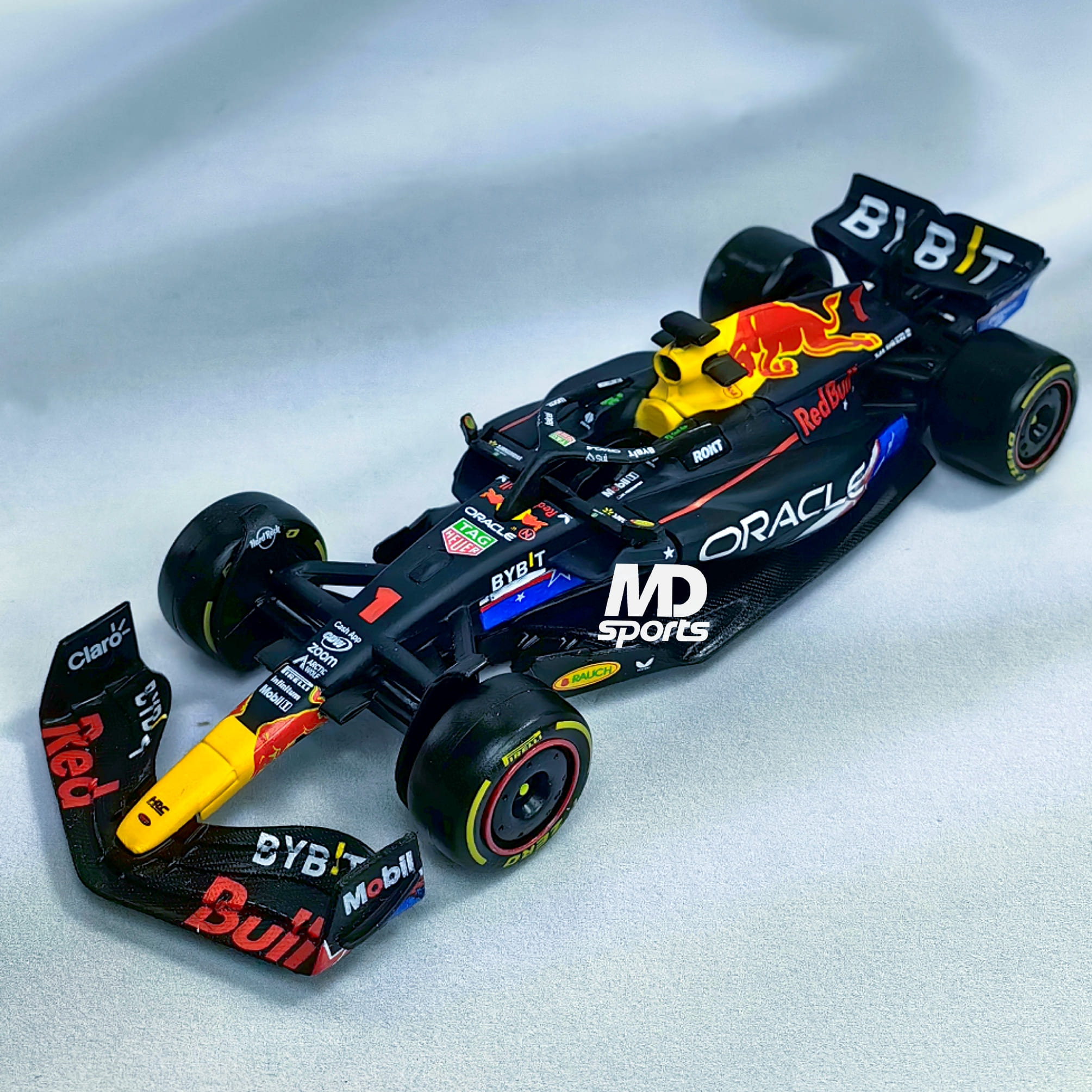 RedBull RB19 Austin GP 2023 #1 Max Verstappen Caja Normal Burago 1:43 - Imagen 5