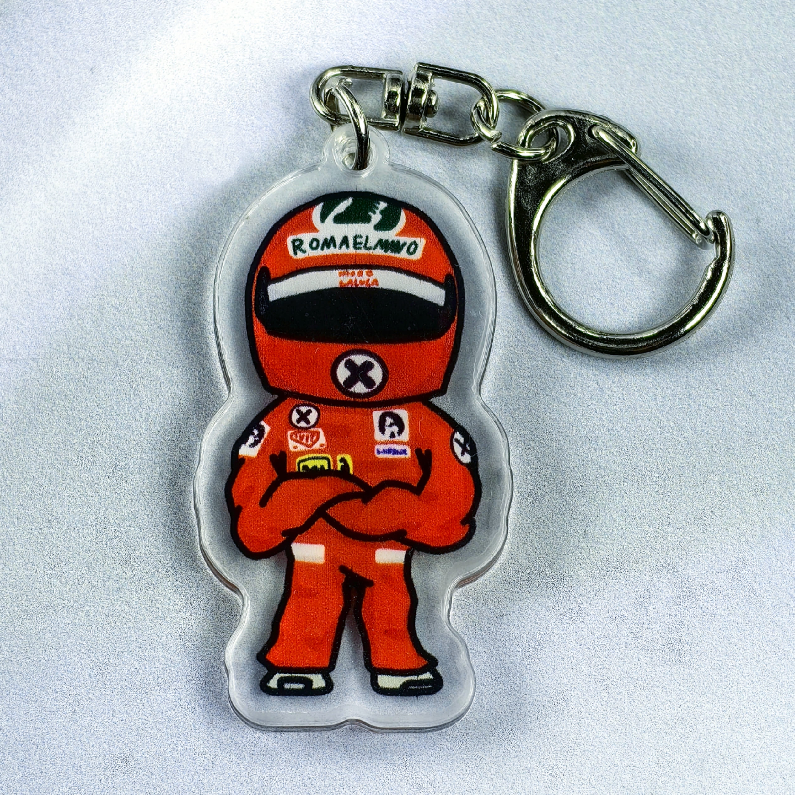 Llavero Cartoons Formula 1 – Diseño Niki Lauda Ferrari