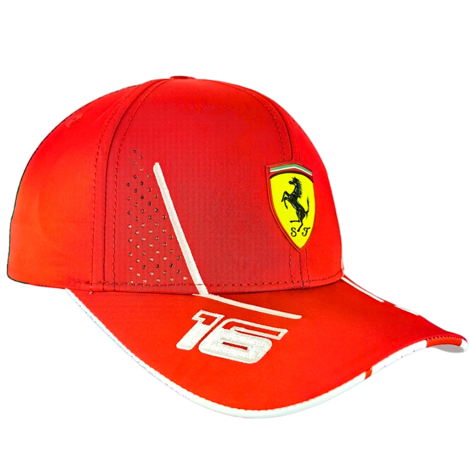 Gorro Scuderia Ferrari Leclerc 2024 Rojo