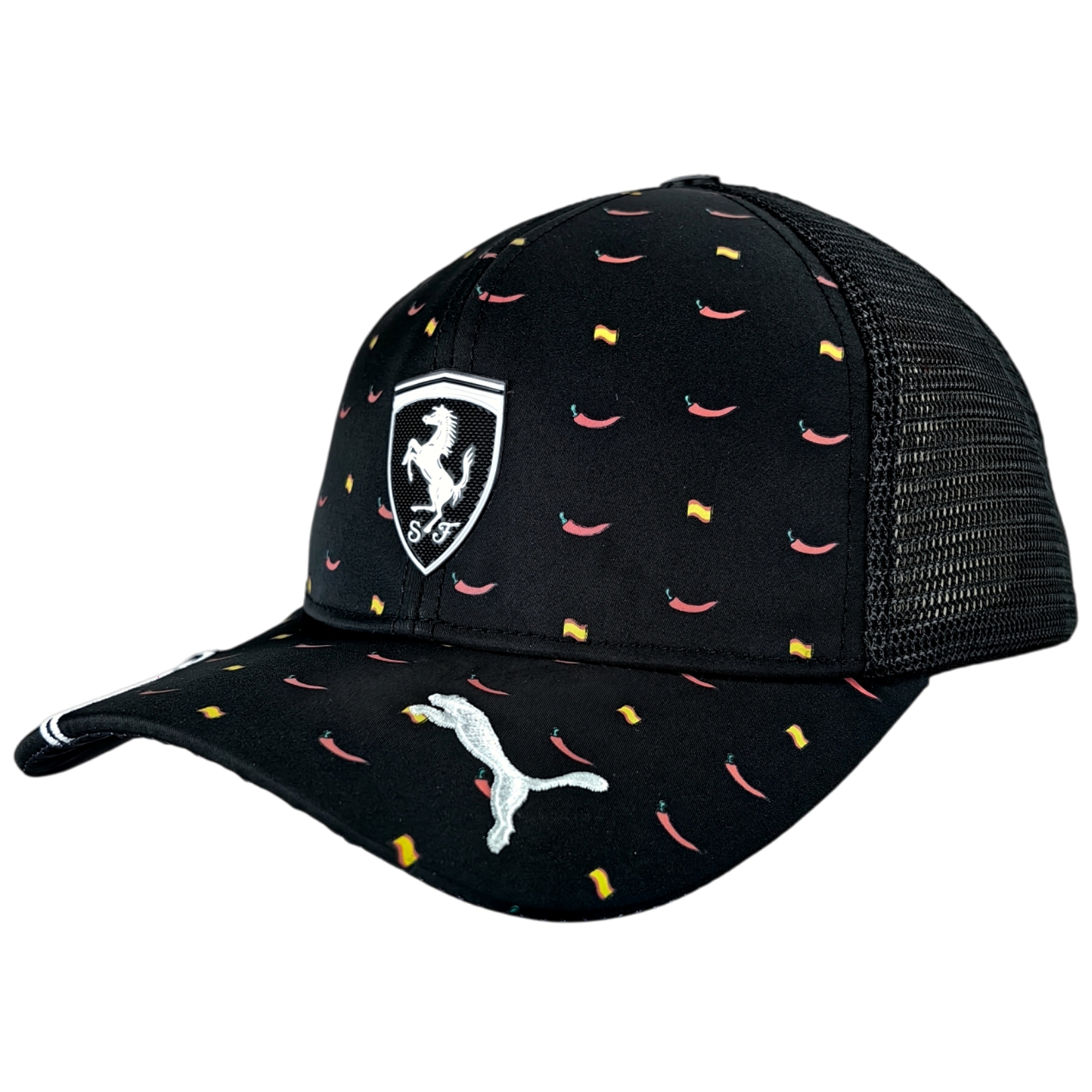 Gorro Scuderia Ferrari Sainz 2024 Negro