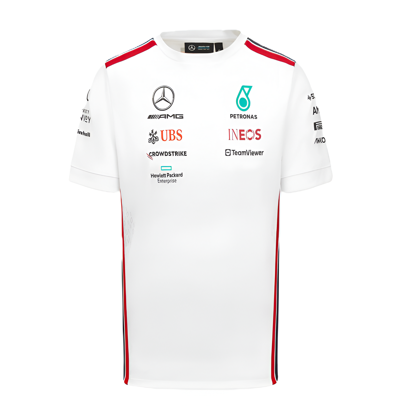 Polera PUMA Oficial Mercedes F1 Team 2023 Blanco