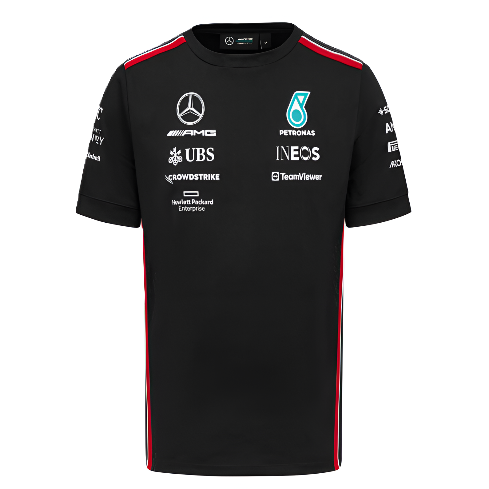 Polera PUMA Oficial Mercedes F1 Team 2023 Negro