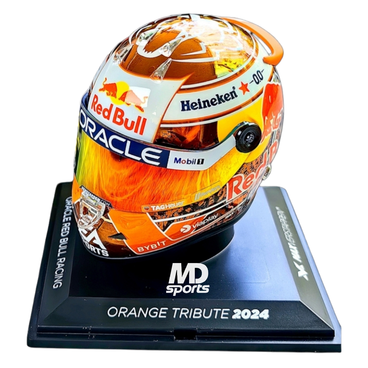 Casco Formula 1 Max Verstappen RedBull GP Zandvoort 2024 Schuberth 1:4